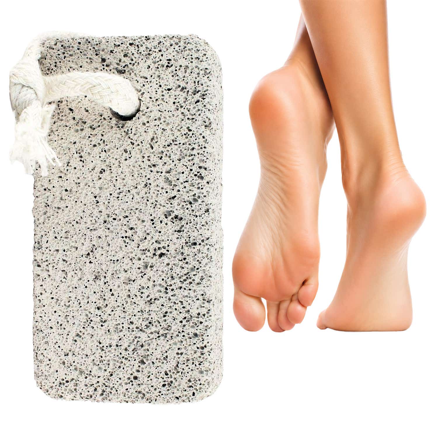 Vega | VEGA Rectangle Pumice Stone for Dead Skin Callus & Cracked Heels Reusable Foot Care Tool (PD-10)