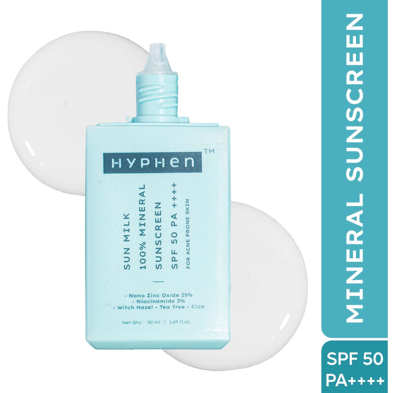 Hyphen | Hyphen Sun Milk 100% Mineral Sunscreen SPF 50 PA++++ (50 ml)