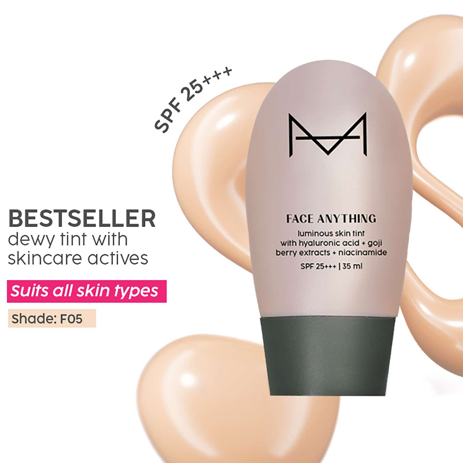 HOUSE OF MAKEUP | HOUSE OF MAKEUP Face Anything Luminous Skin Tint For Glass Skin - Fair Skin Tone (F-05) (35 ml)