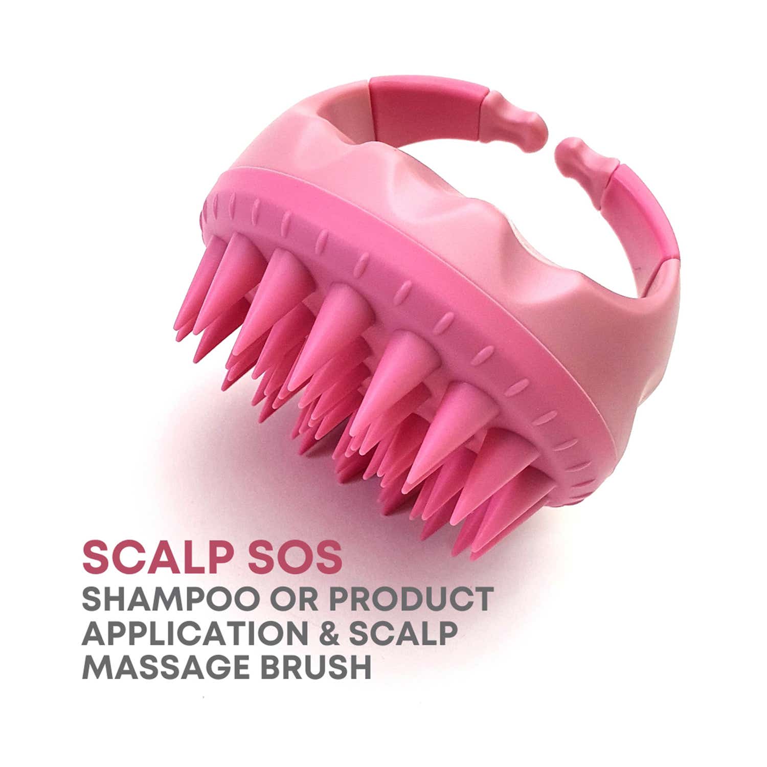 Alan Truman | Alan Truman Scalp SOS Scalp Massage & Shampoo Brush - Metallic Pink (1 pc)