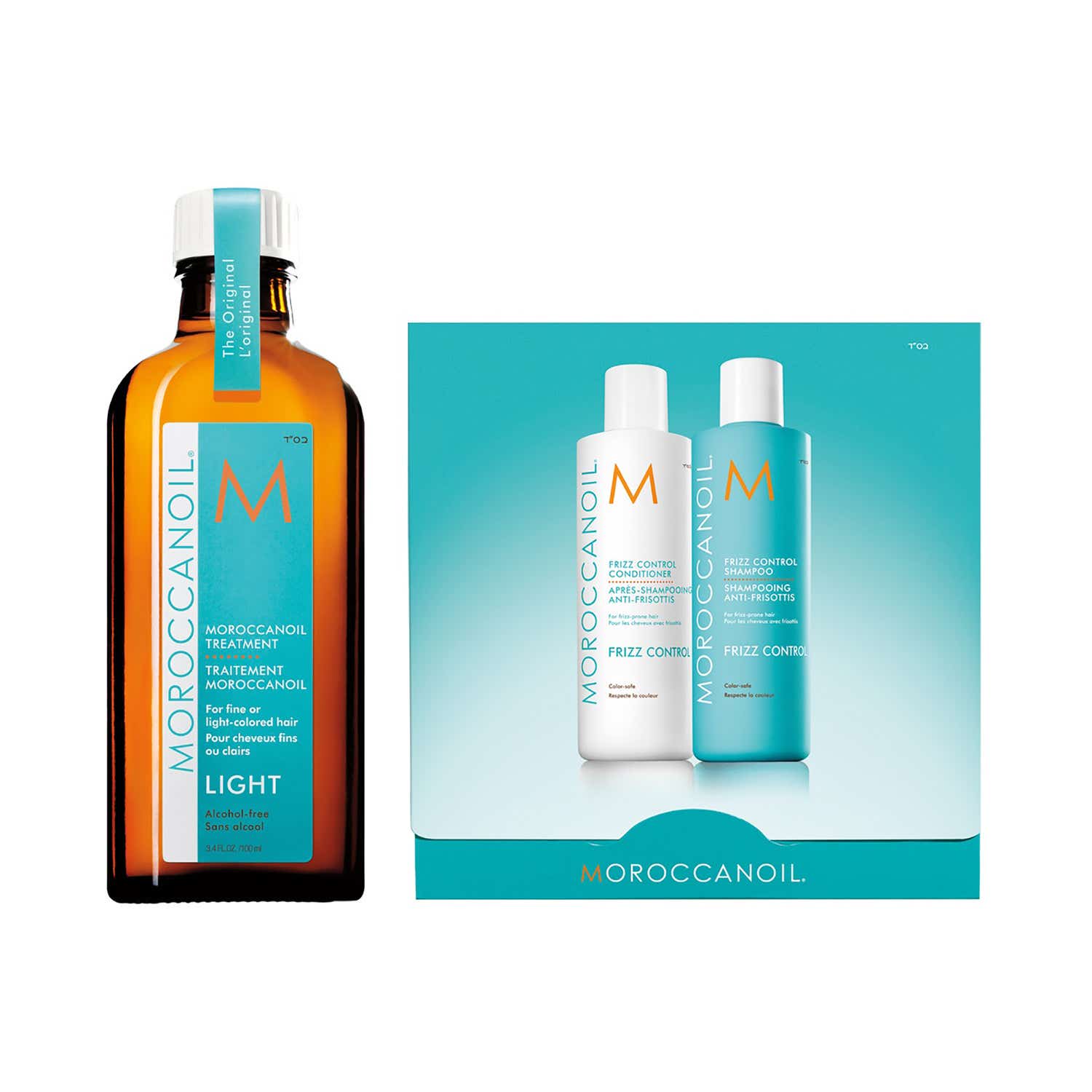 Moroccanoil | Moroccanoil Treatment Light With Frizz Control Shampoo & Conditioner (3 pcs)