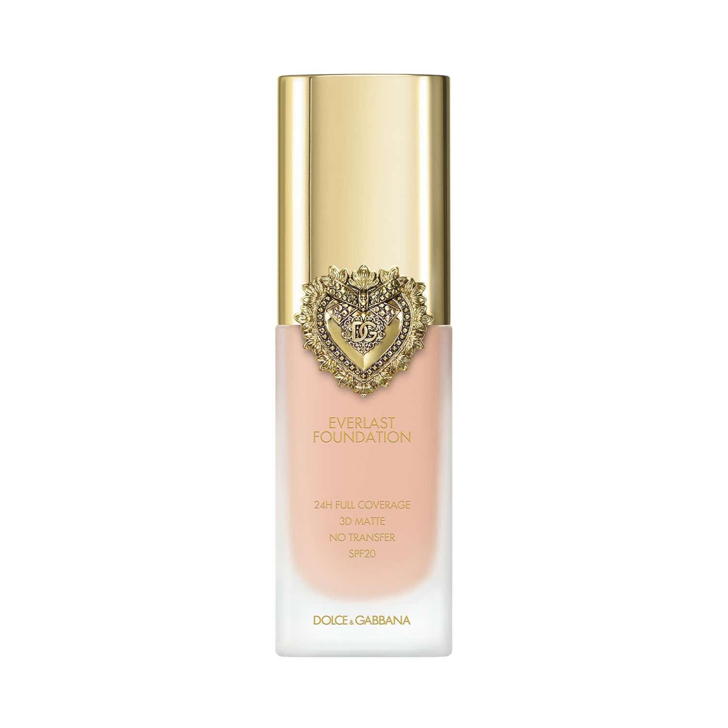 Dolce&Gabbana | Dolce&Gabbana Everlast Foundation 24H Full Coverage 3D Matte No Transfer SPF20 - 08W Light (27 ml)