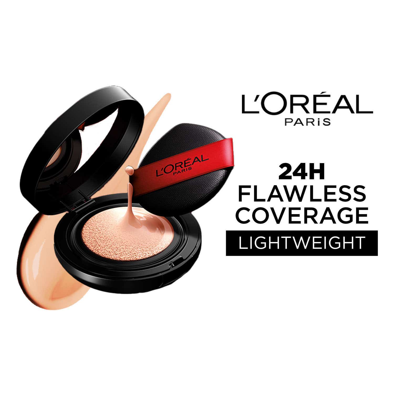 L'Oreal Paris | L'Oreal Paris Infallible Cushion Foundation 24Hr Full Coverage Glass-Skin Finish - ShadeN140 (11 g)