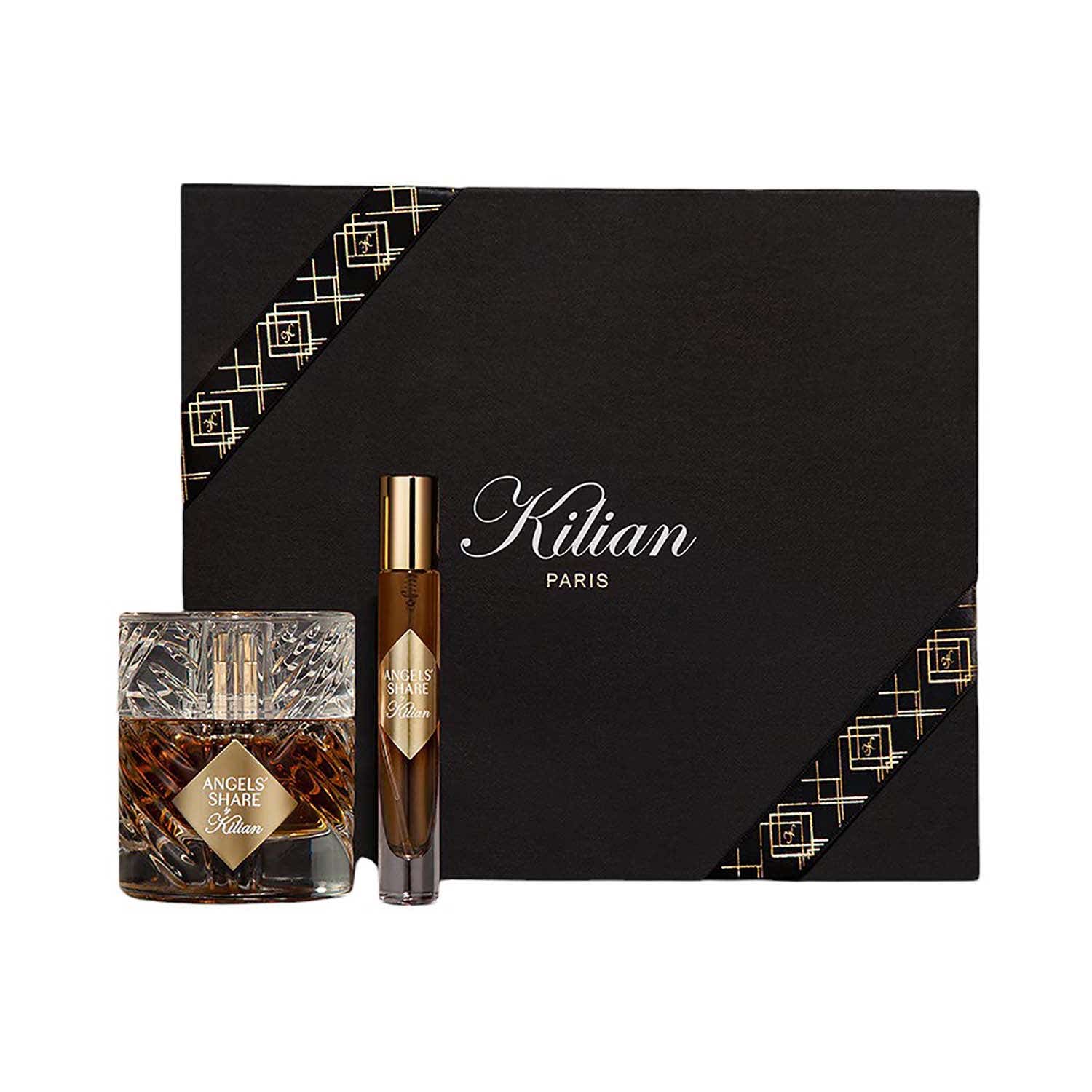 Kilian Paris | Kilian Paris Angels' Share The Layering Set (1 Refilable Spray- 50 ml & 1 Body Spray- 150 ml)