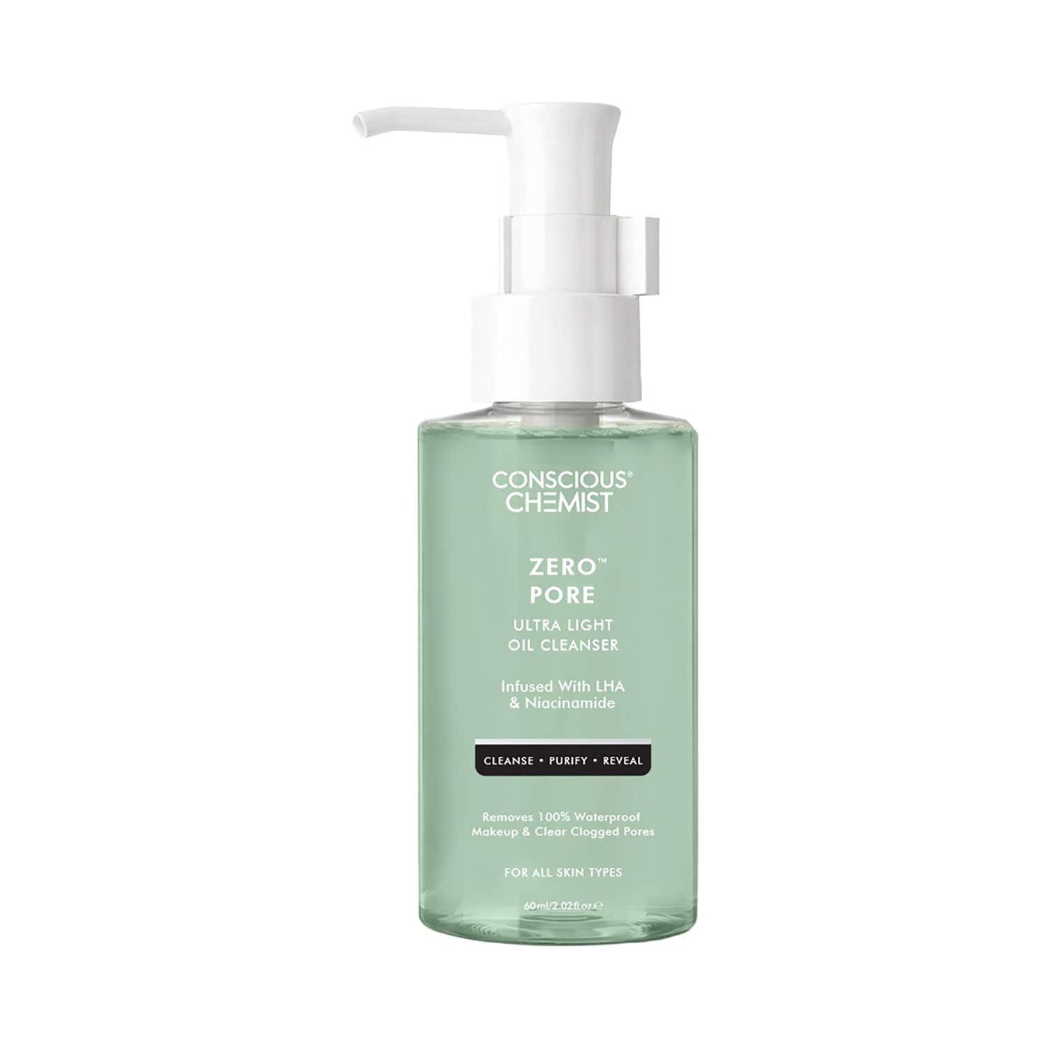 Conscious Chemist | Conscious Chemist Zero Pore Ultra Light Oil Cleanser (60 ml)