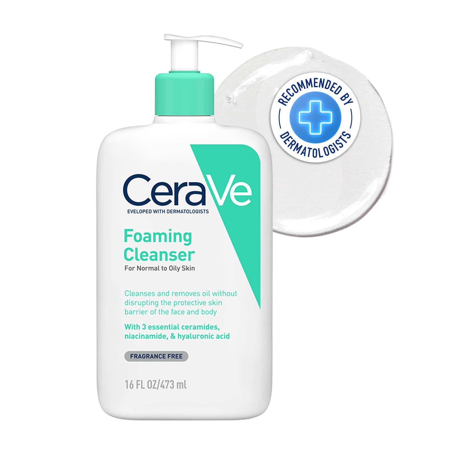 CeraVe | CeraVe Foaming Cleanser Face Wash For Oily Skin (473 ml)