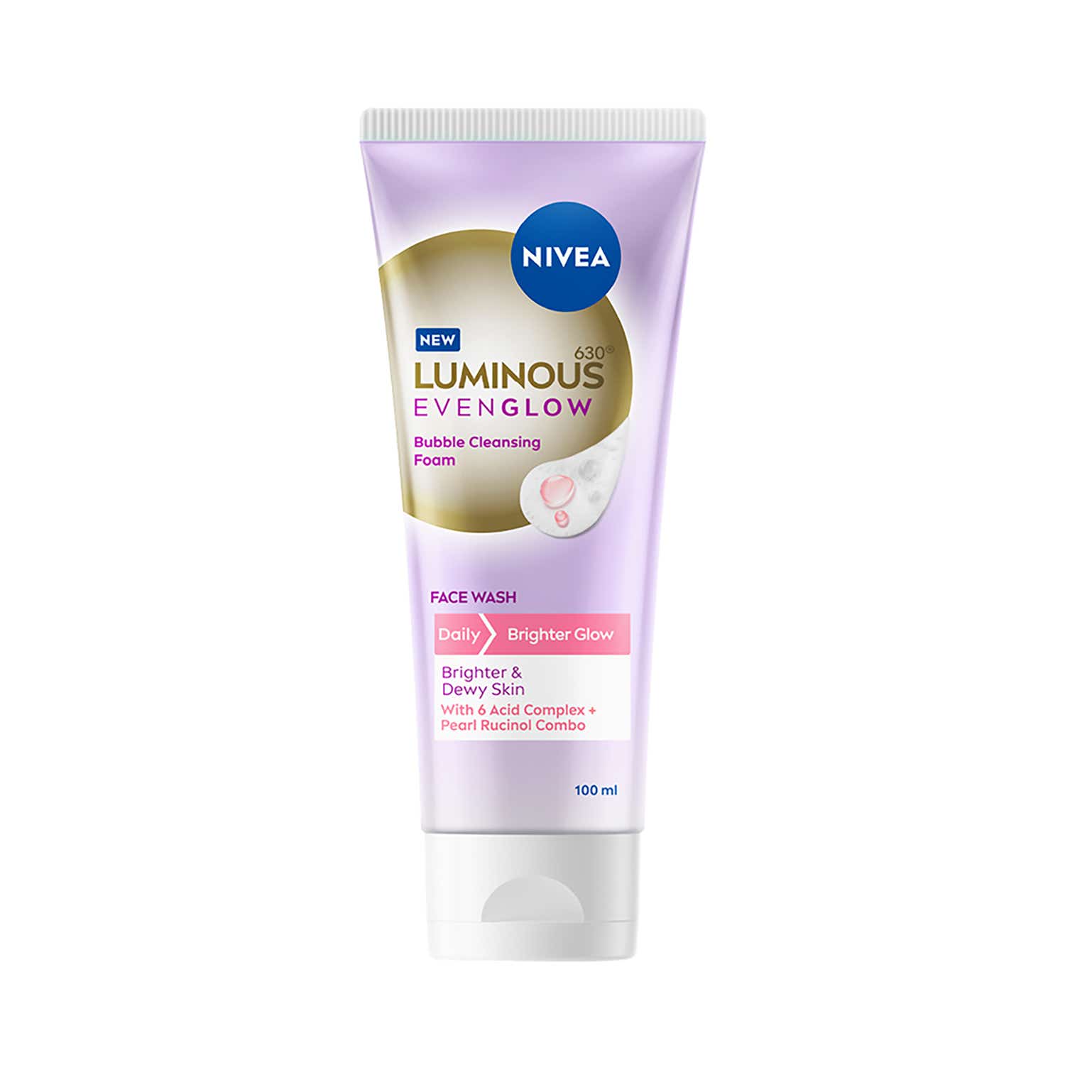 Nivea | Nivea Luminous Even Glow Bubble Foam Face Wash (100 ml)
