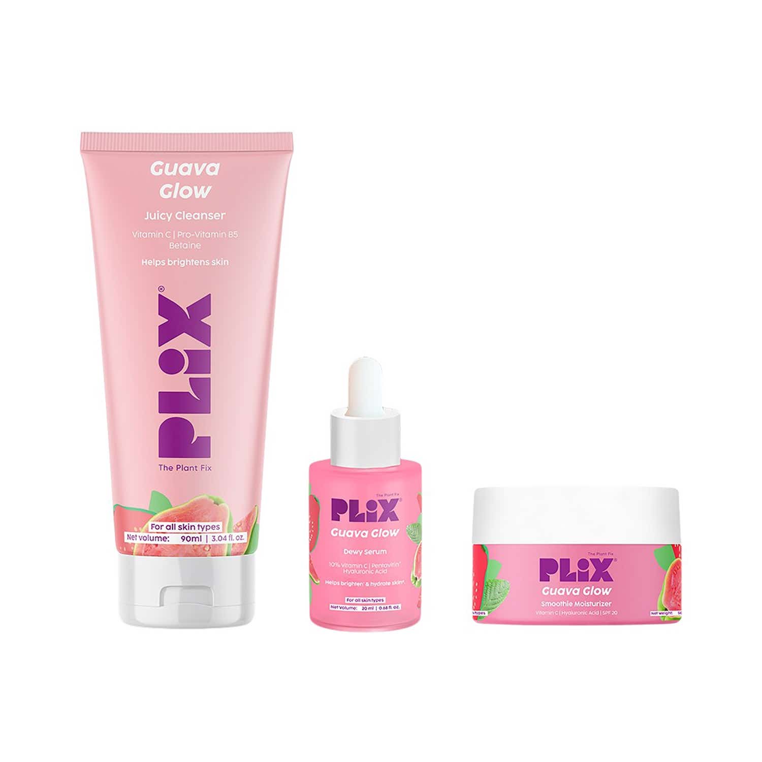 Plix | Plix Guava Powered Regime for Glowy Skin (3 pcs)