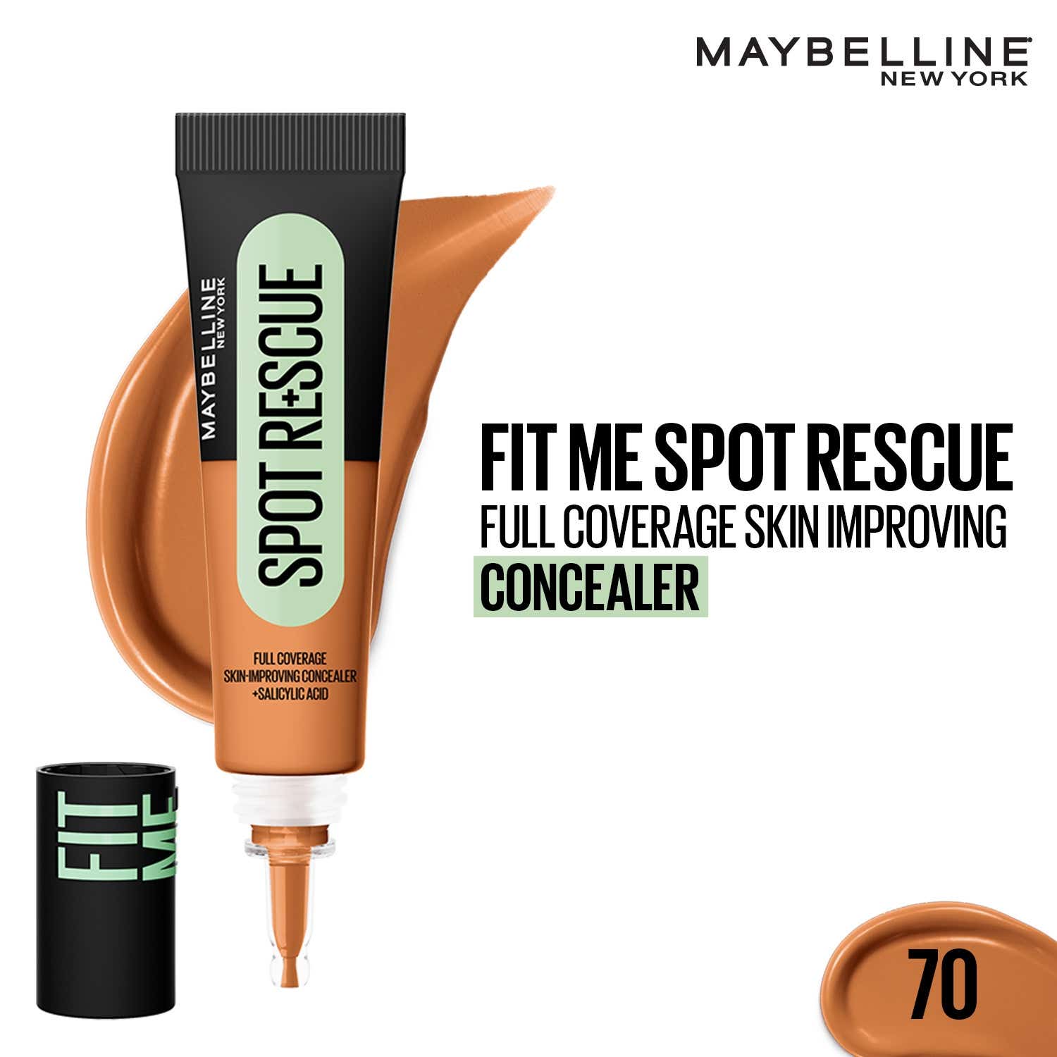 Maybelline New York | Maybelline New York Fit Me Spot Rescue Full Coverage Concealer - 70 (15 ml)