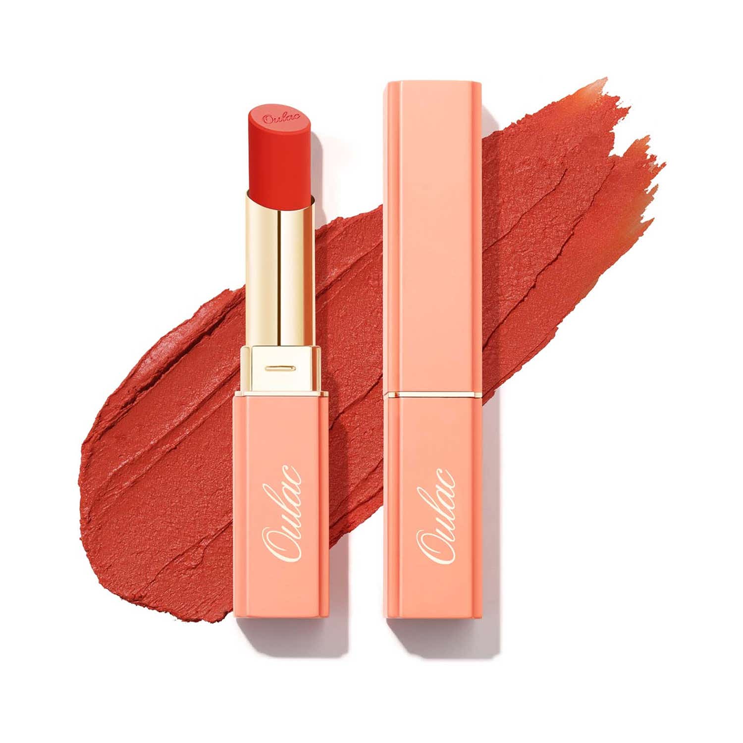Oulac | Oulac Velvet Matte Lipstick - Y10-Ordinary Orange (3.6 g)