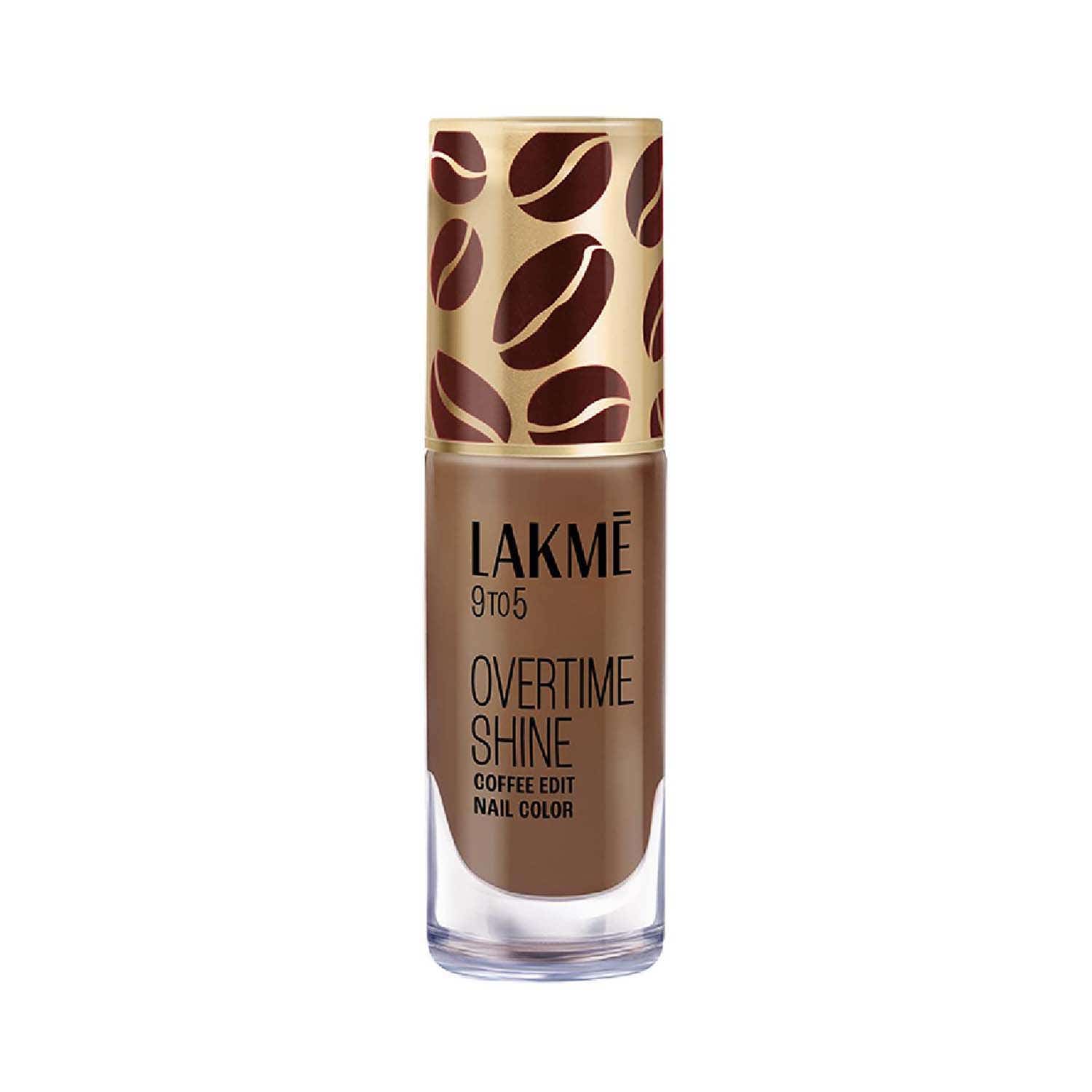 Lakme | Lakme 9 to 5 Overtime Shine Nail Polish Coffee Edit - 08 Cappuccino Foam (6 ml)