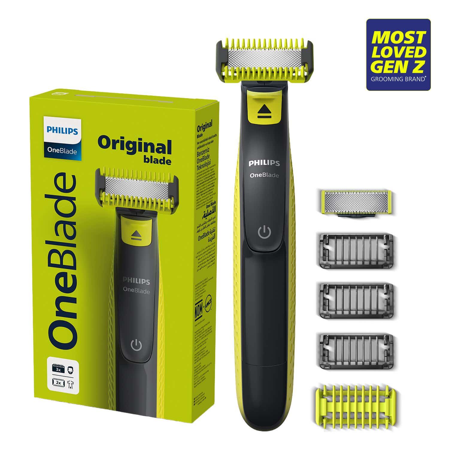 Philips | Philips QP2824/10 One Blade Face + Body Shaver (6 Pcs)