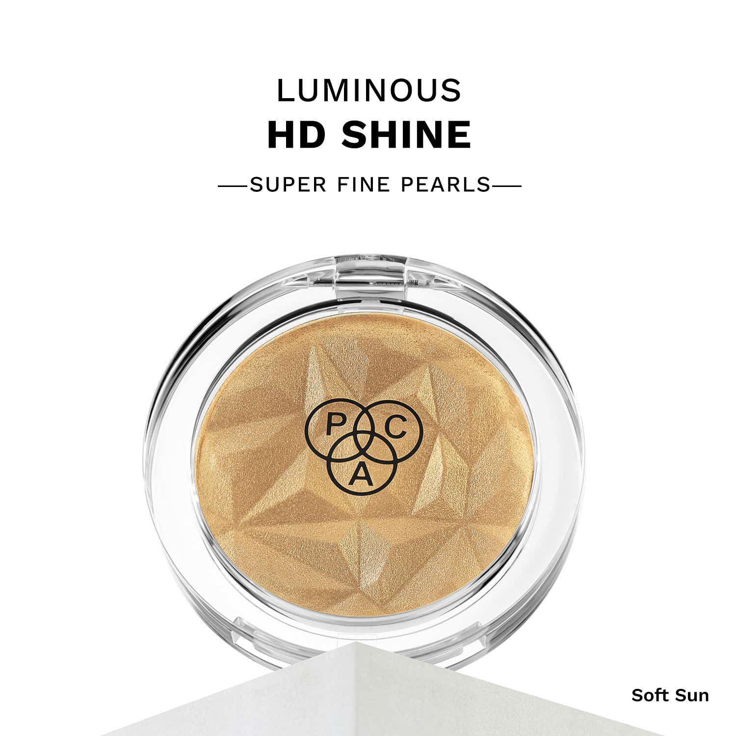 PAC | PAC Killer Glow Powder Highlighter Micro Pearls Rose Gold Luminous HD Shine - Soft Sun (8.11 g)