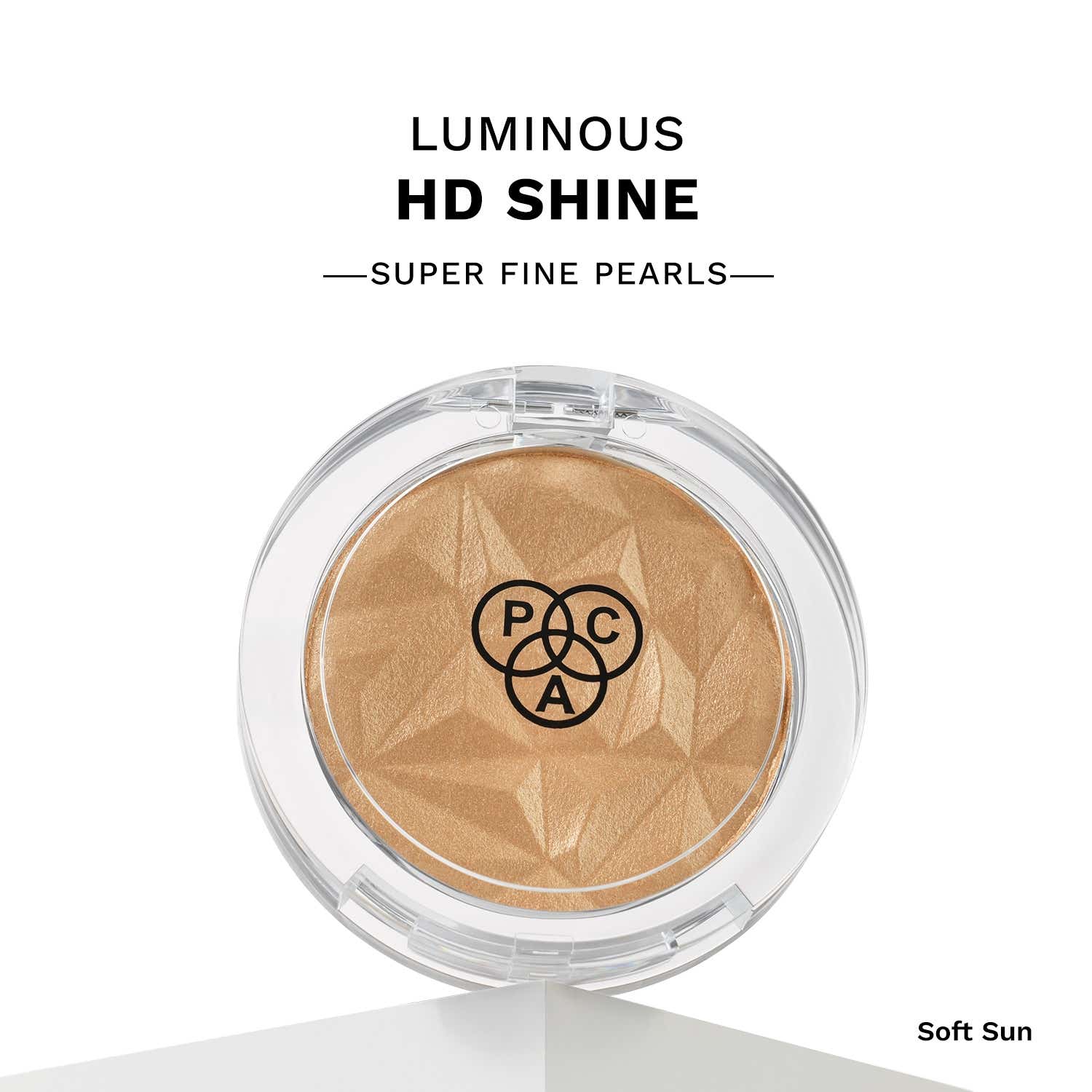 PAC | PAC Killer Glow Powder Highlighter Micro Pearls Rose Gold Luminous HD Shine - Soft Sun (8.11 g)