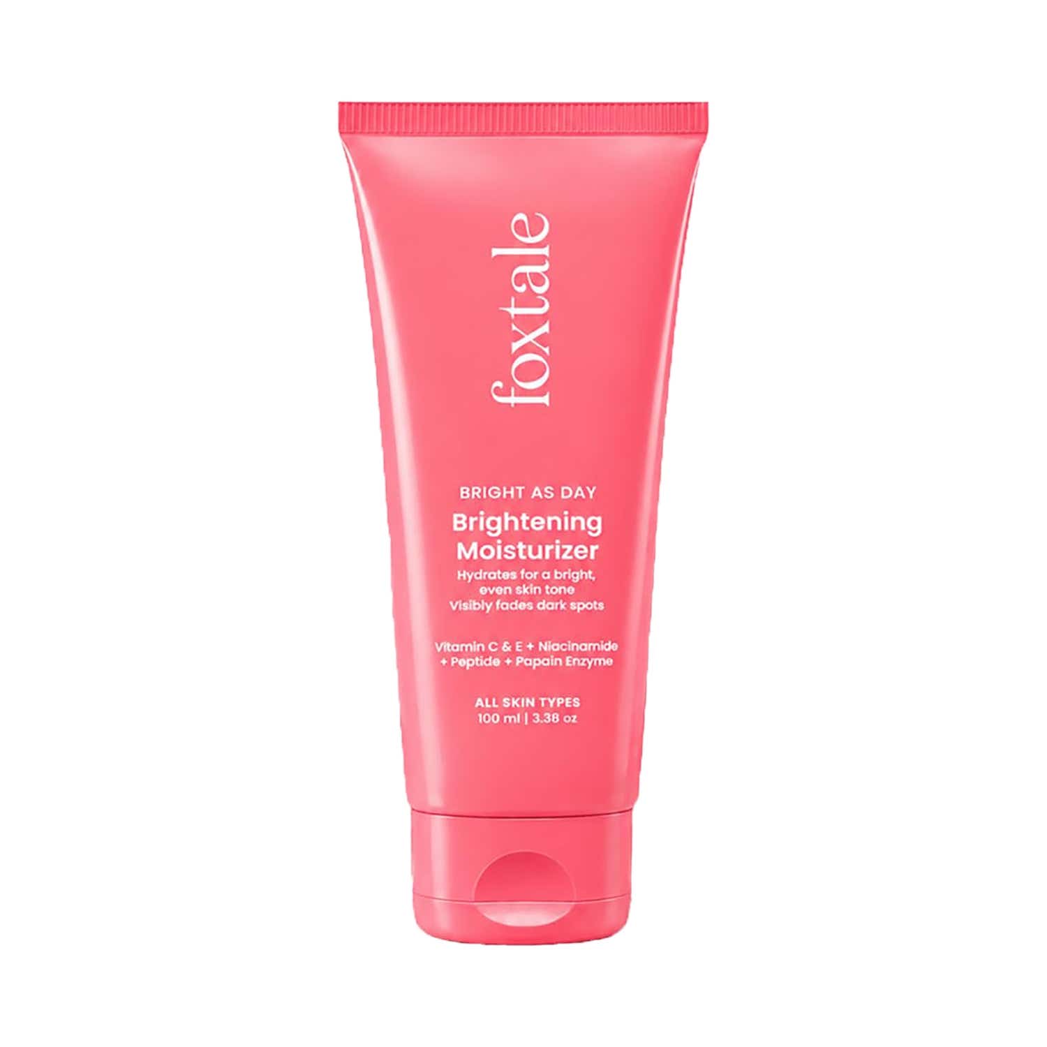 Foxtale | Foxtale Brightening Moisturizer with Vitamin C and Niacinamide Fades Dark Spot and Hydrates (100 ml)