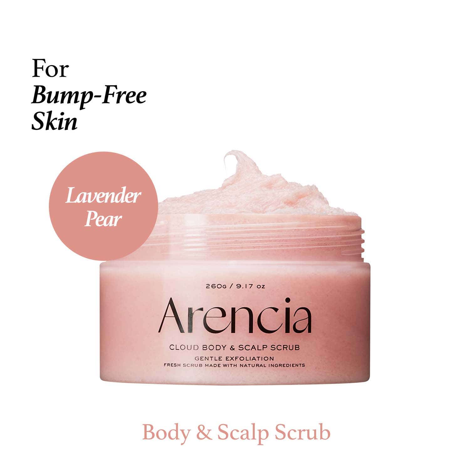 Arencia | Arencia Fresh Cloud Body & Scalp Scrub Lavender & Pear (260 g)