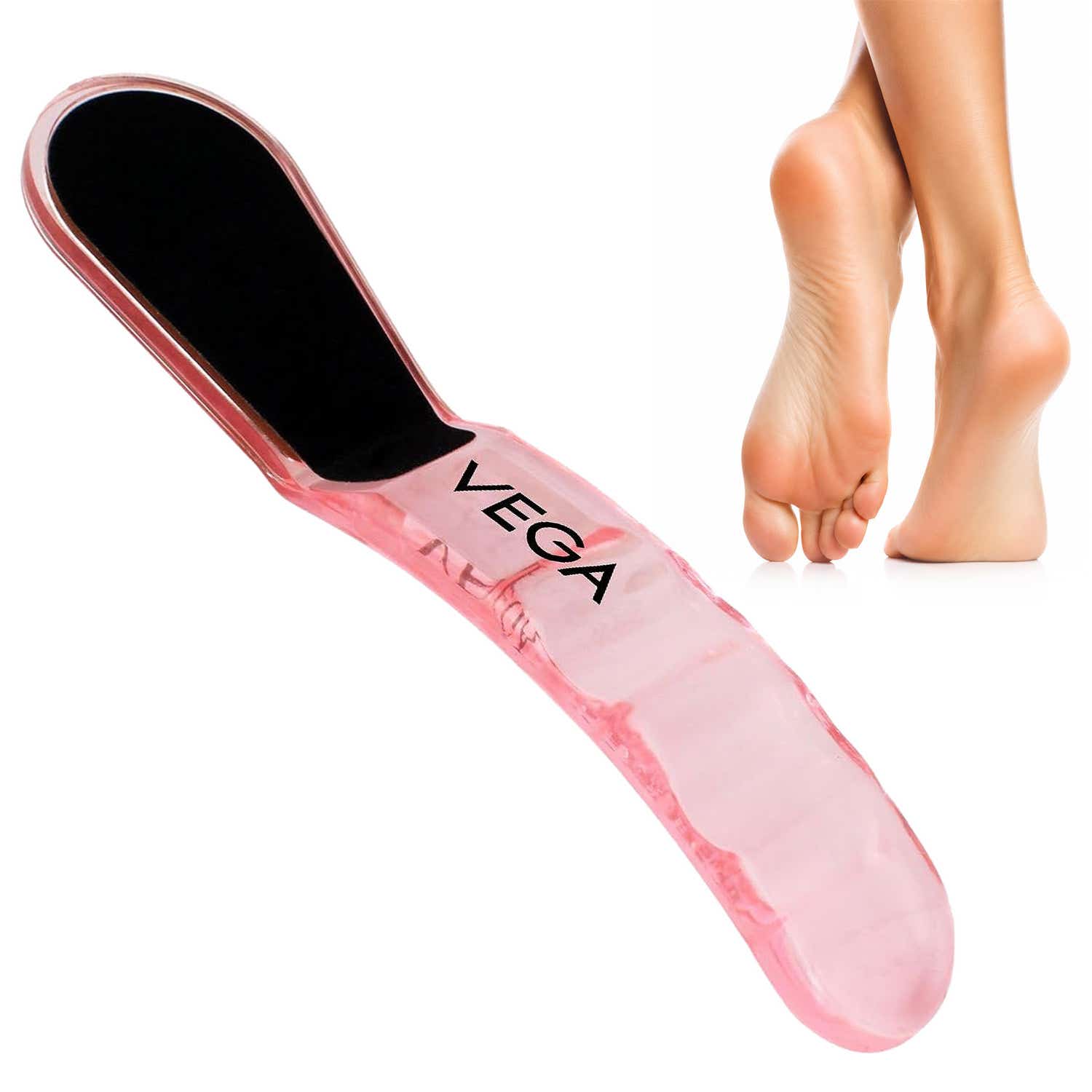 Vega | VEGA Dual-Sided Pedicure Foot File for Dead Skin Callus & Cracked Heel Remove (PD-06N)