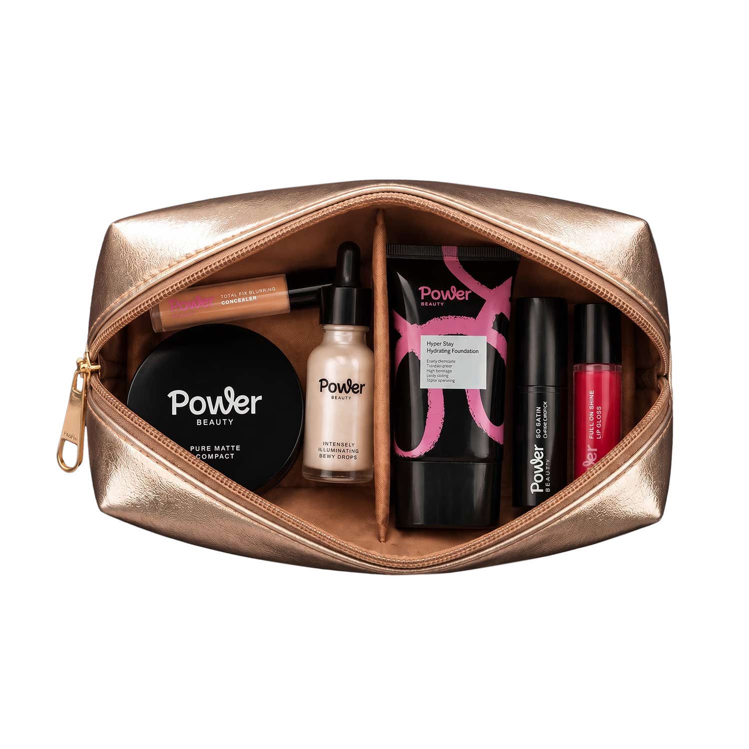Power BEAUTY | Power BEAUTY Pack Makeup Pouch - Gold 03 (1 pc)