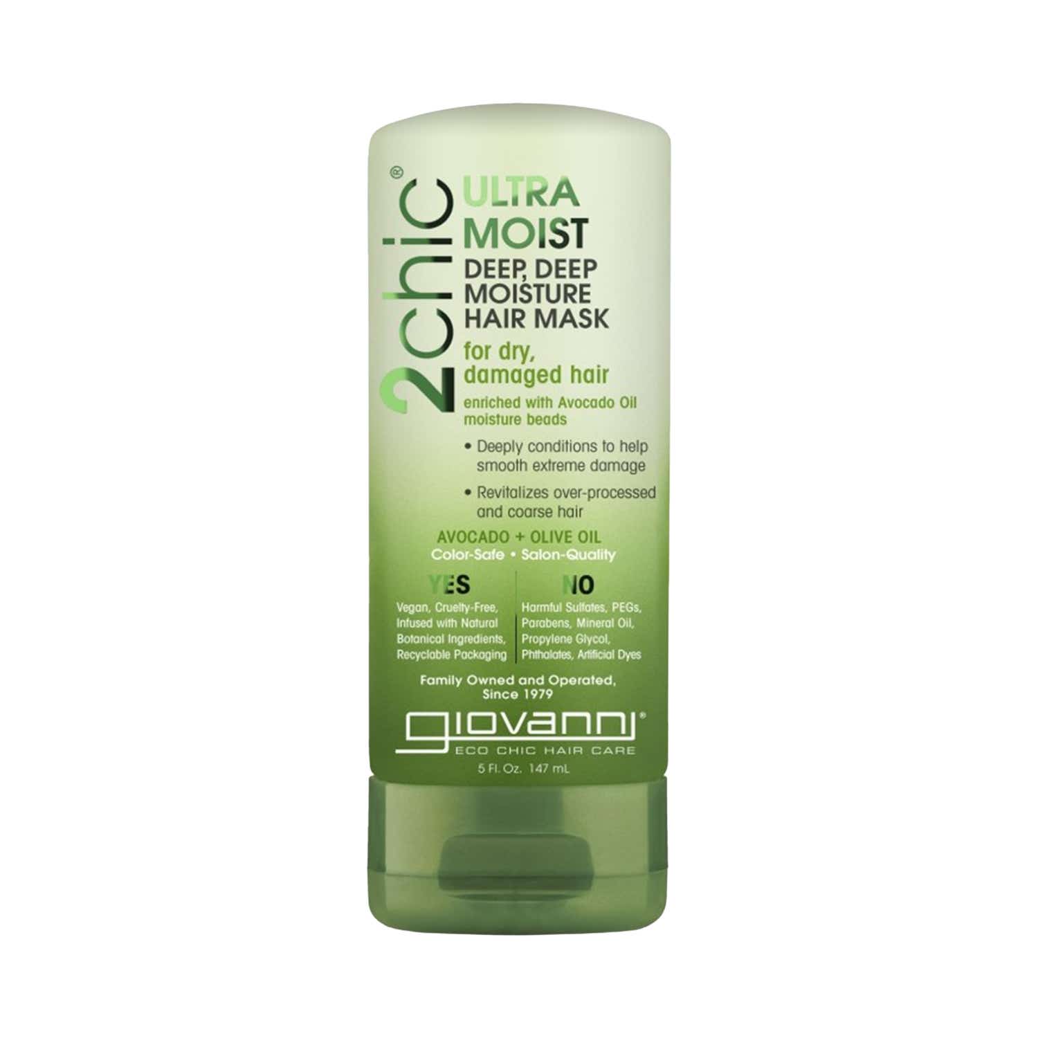 Giovanni | Giovanni Organic 2Chic Olive Oil & Avocado Ultra - Moist Deep Moisture Hair Mask (147ml)