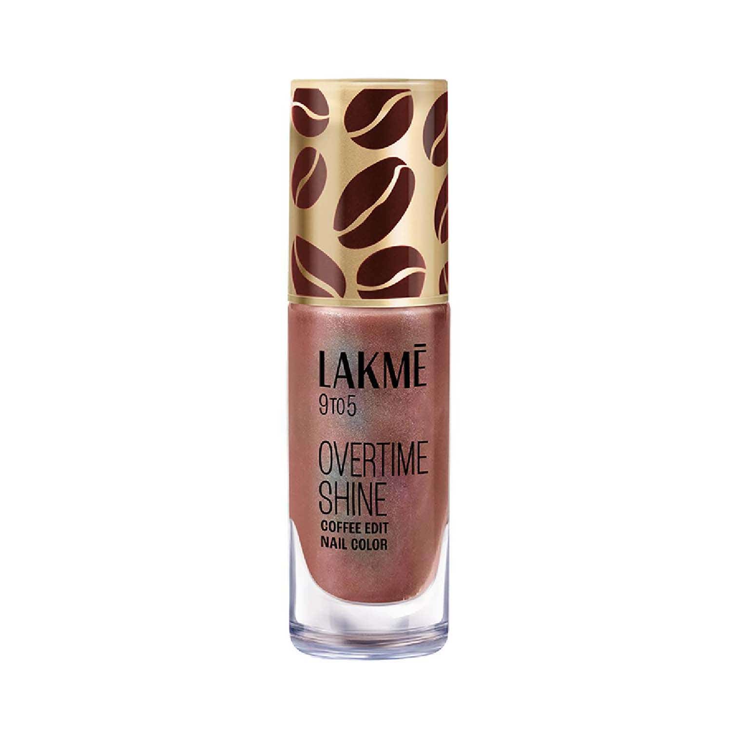 Lakme | Lakme 9 to 5 Overtime Shine Nail Polish Coffee Edit - 13 Brew-tifulDay (6 ml)