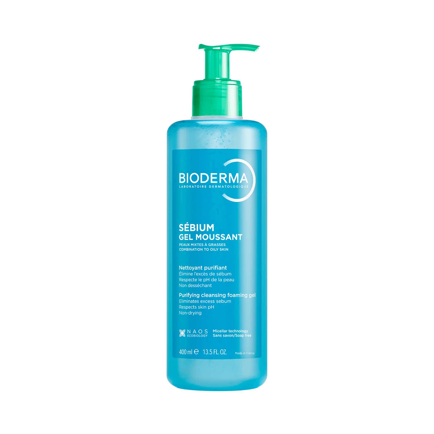 Bioderma | Bioderma Sebium Gel Moussant Acne Defence Cleanser For Oily Acne Prone Skin (400 ml)