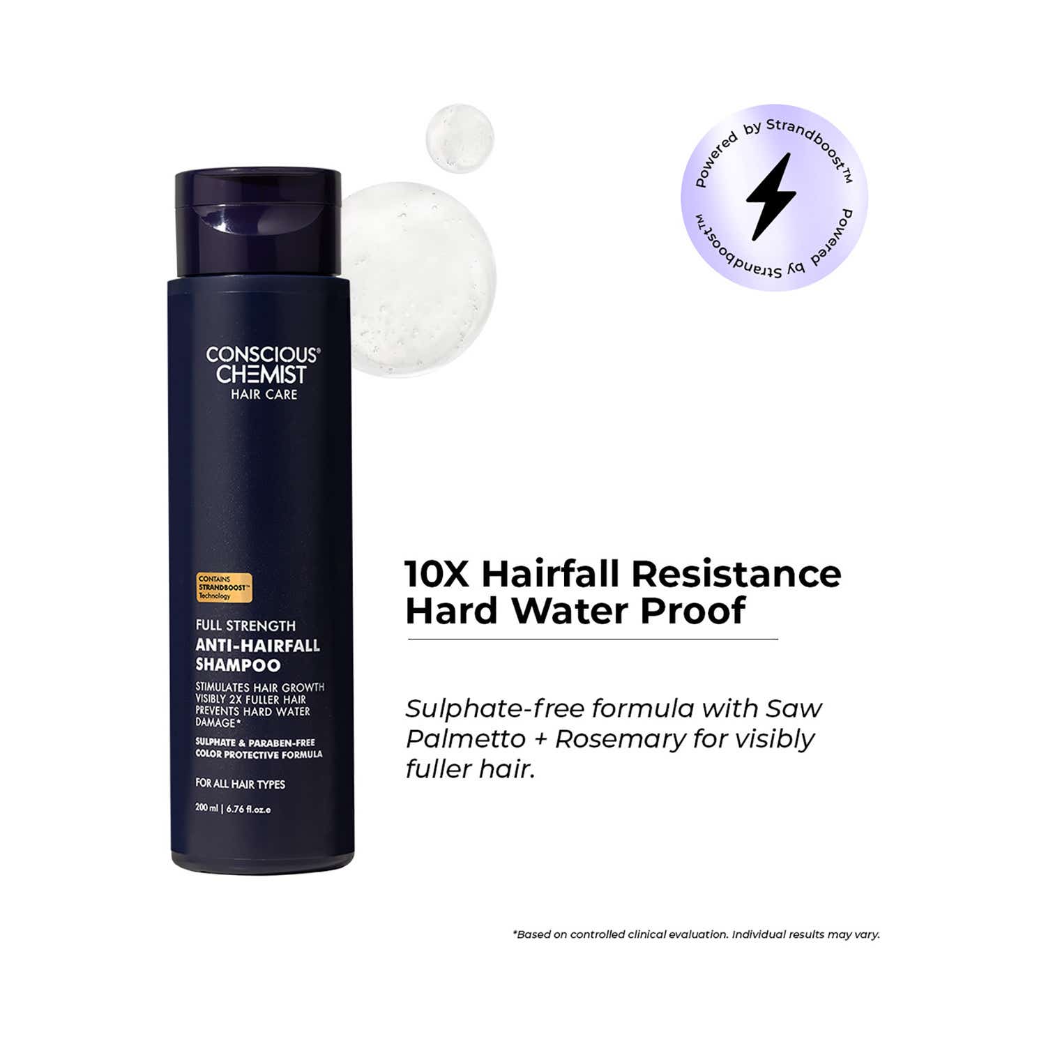 Conscious Chemist | Conscious Chemist Anti Hairfall Shampoo (200 ml)
