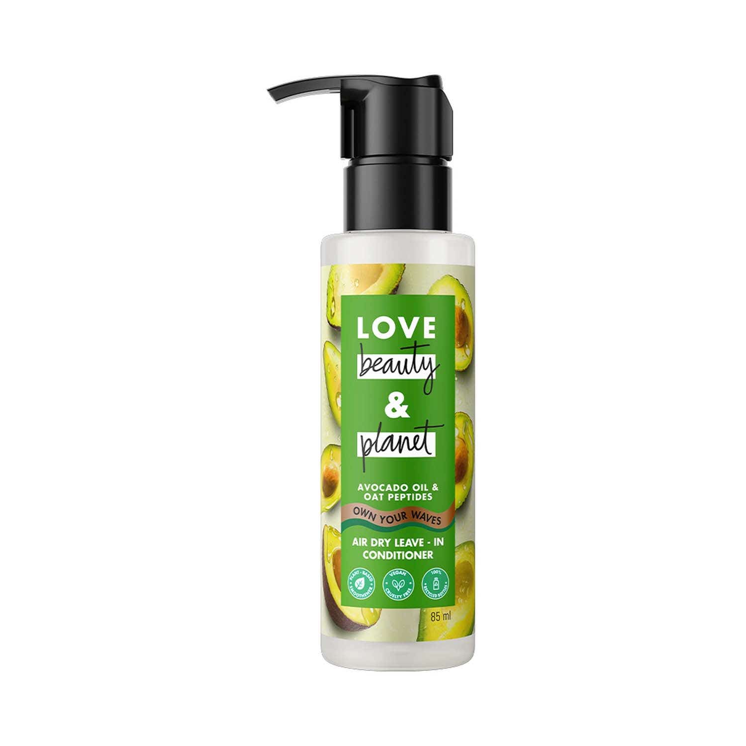 LOVE beauty AND planet | LOVE beauty AND planet Avocado Oil & Peptide Leave-In Conditioner for Wavy Hair (85 ml)