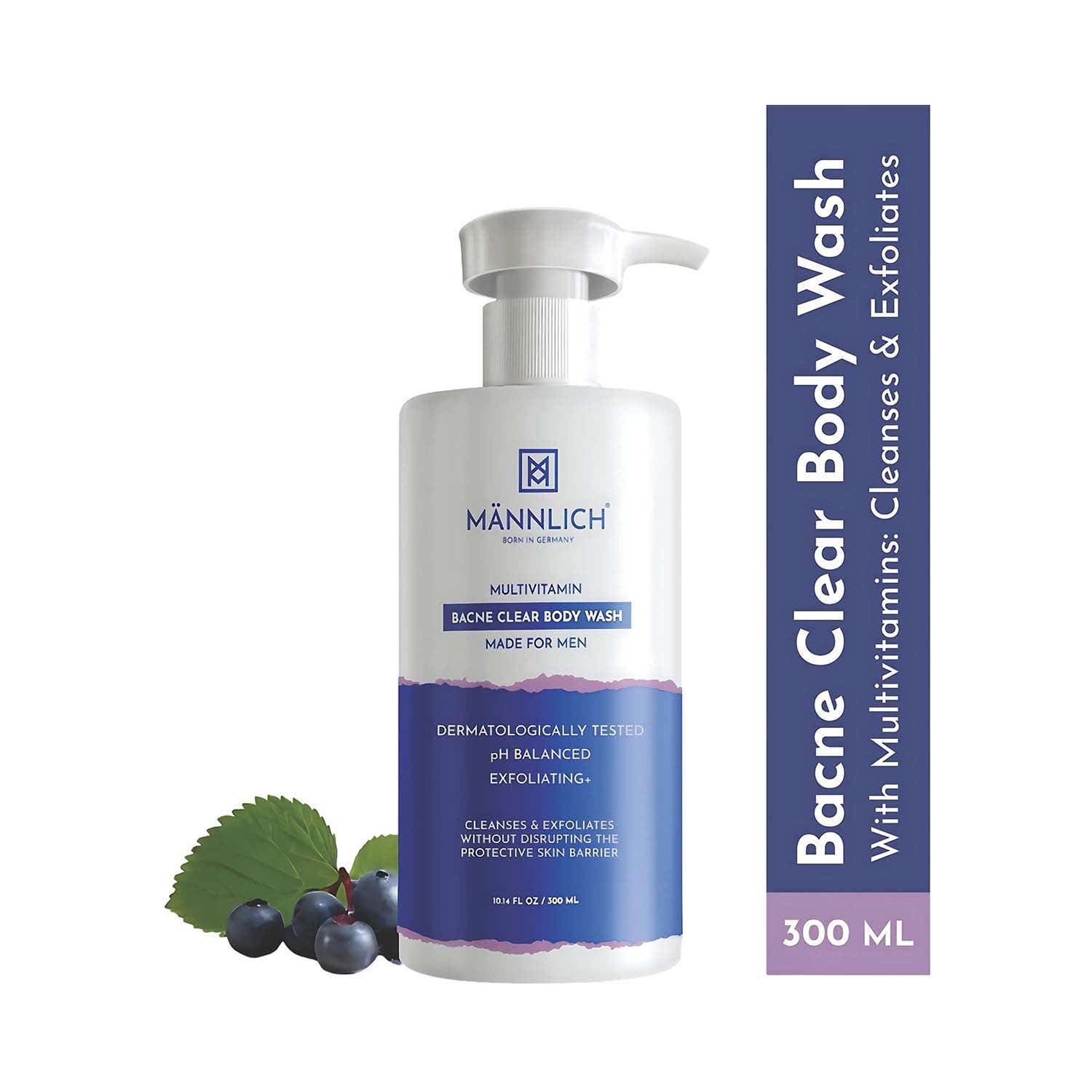 Mannlich | Mannlich Multivitamin 2% Salicylic Acid Body Acne Body Wash (300 ml)
