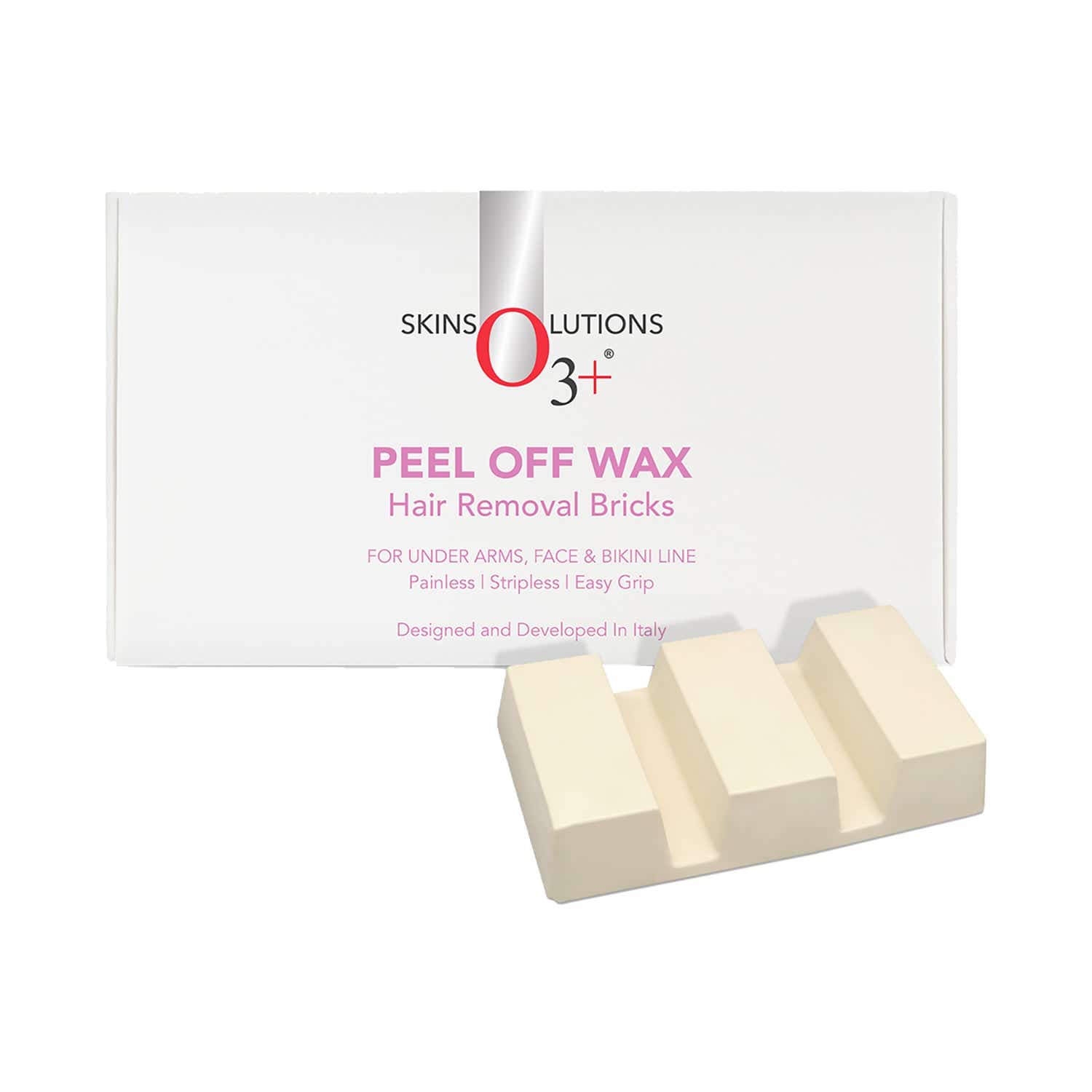 O3+ | O3+ Peel Off Wax Hair Removal Bricks (165 g)