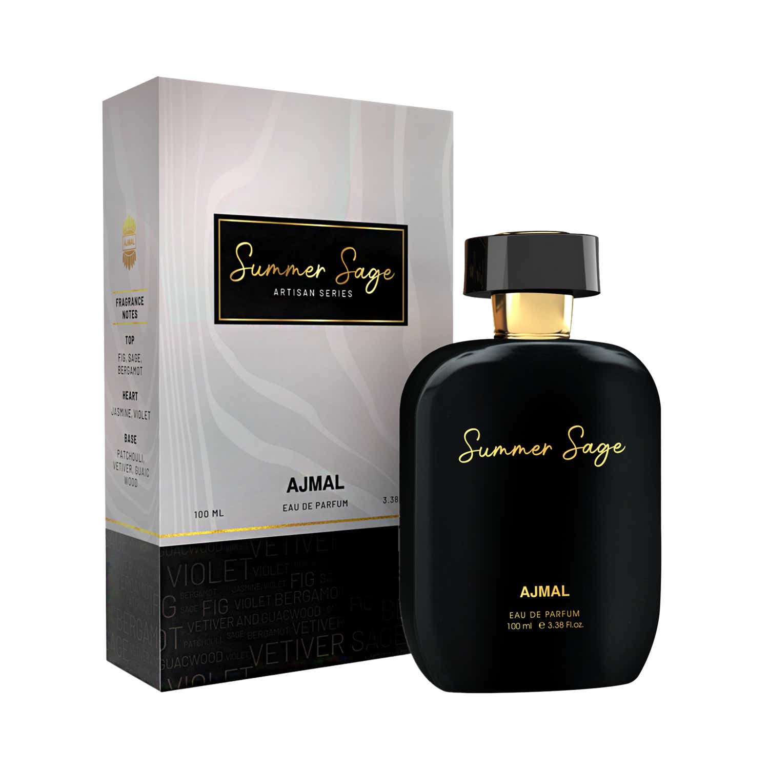 AJMAL | AJMAL ARTISAN - SUMMER SAGE Long Lasting Hand Picked Luxury Perfume For Unisex (100 ml)