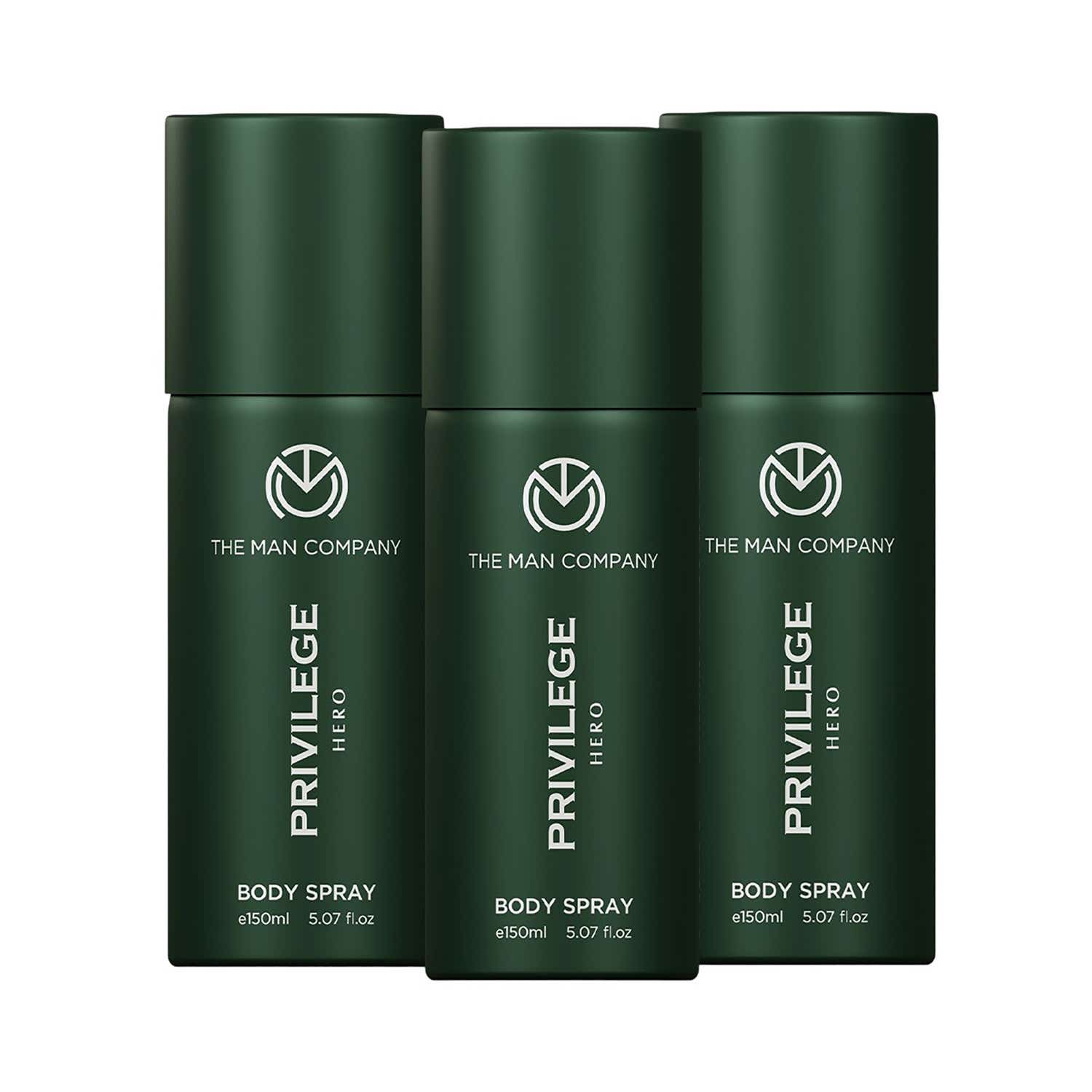The Man Company | The Man Company Privilege Hero Deodorant Combo for Men (3 pcs)