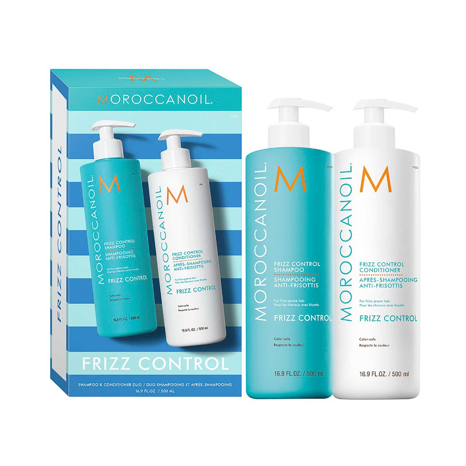 Moroccanoil | Moroccanoil Frizz Control Shampoo & Conditioner Duo Kit with Mask (3 pcs)