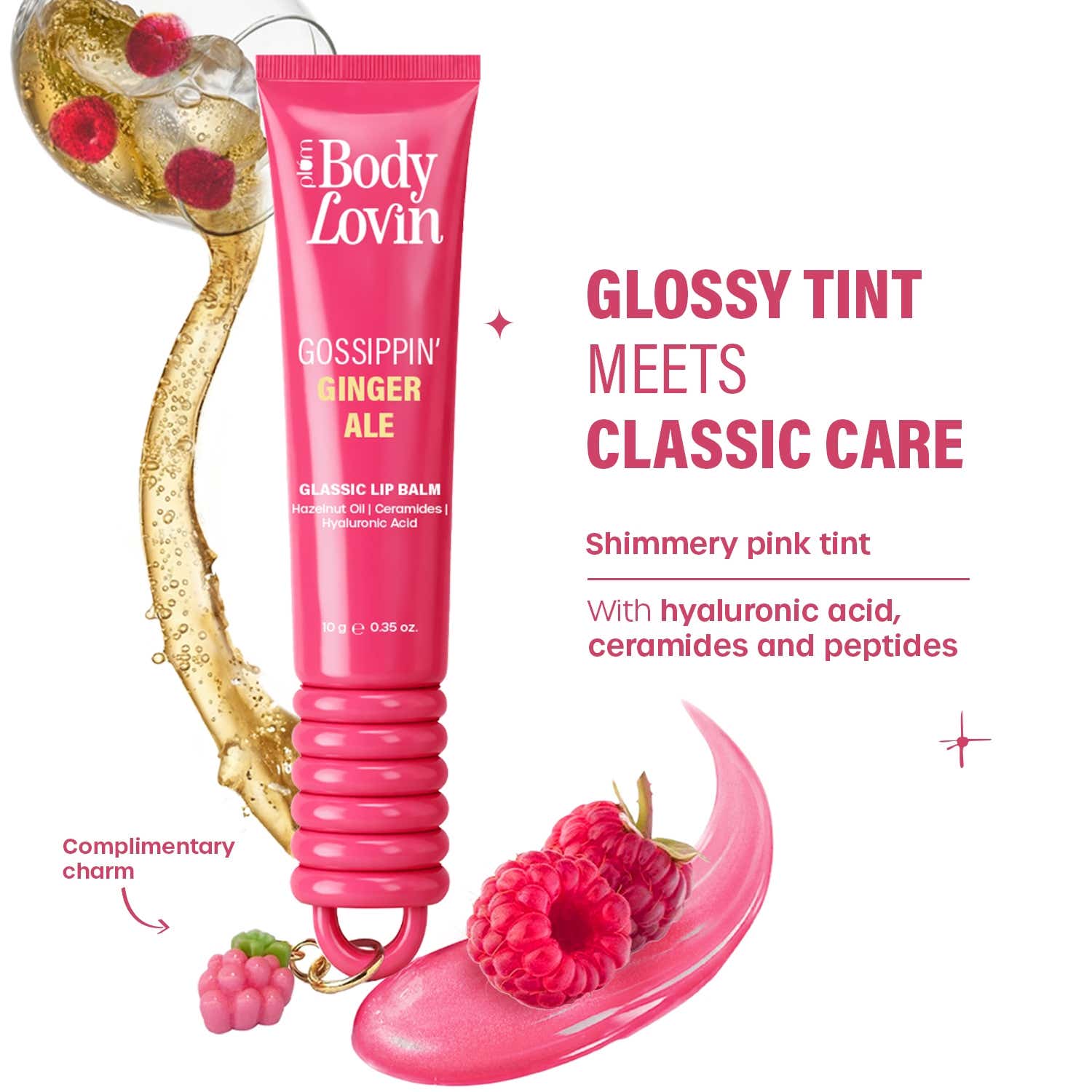 Plum | Plum BodyLovin' Gossippin’ Ginger Ale Glassic Lip Balm (10 g)