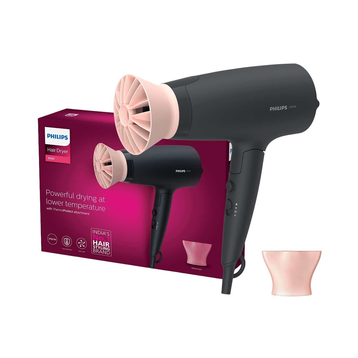 Philips | Philips BHD356/10 Thermoprotect Airflower 2100W Hair Dryer
