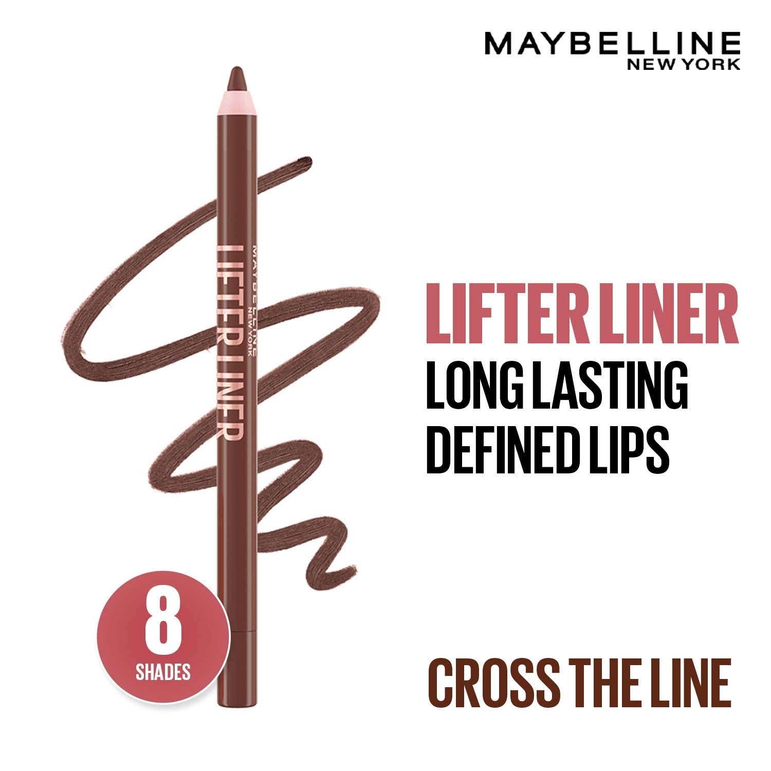 Maybelline New York | Maybelline New York Lifter Liner Lip Pencil with Hyaluronic Acid - Cross The Line (1.2 g)