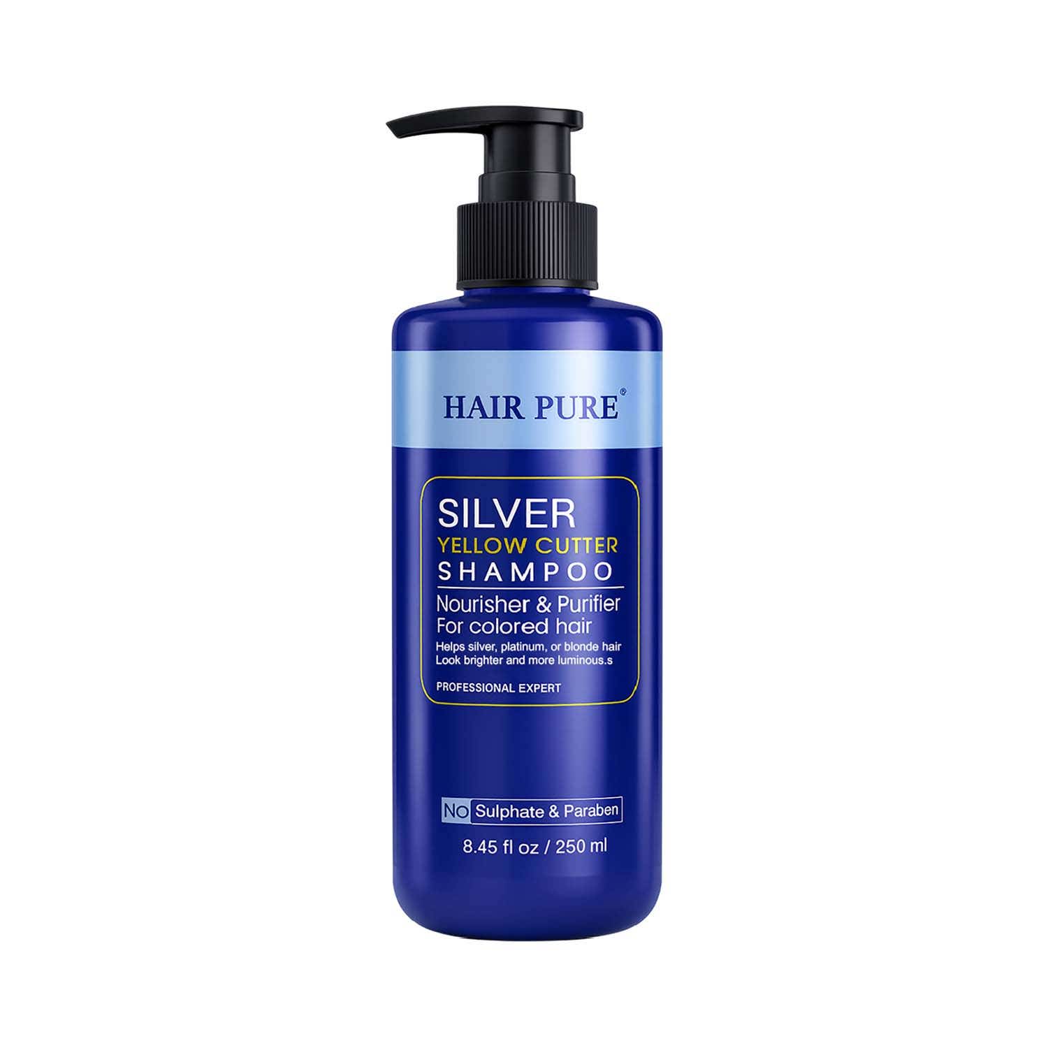 HAIR PURE | HAIR PURE Silver Yellow Cutter Shampoo (250 ml)