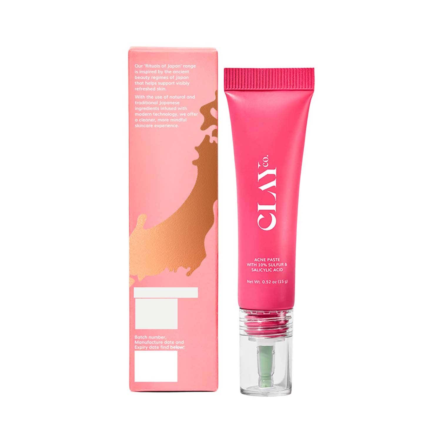 ClayCo. | ClayCo. Acne Paste with 10% Sulfur & Salicylic Acid (15 g)