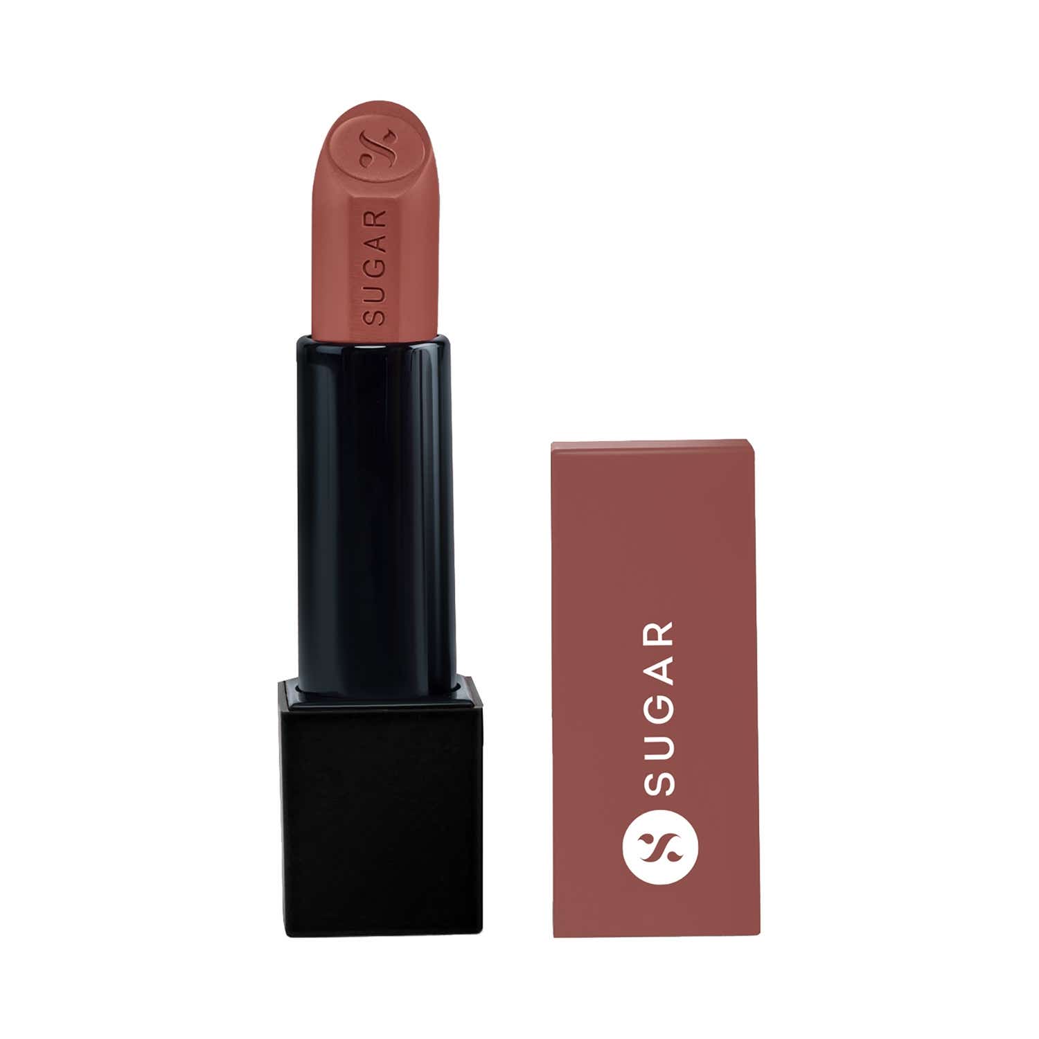 SUGAR Cosmetics | SUGAR Cosmetics Glide Peptide Serum Lipstick - 08 Lisbon Latte (4.2 g)