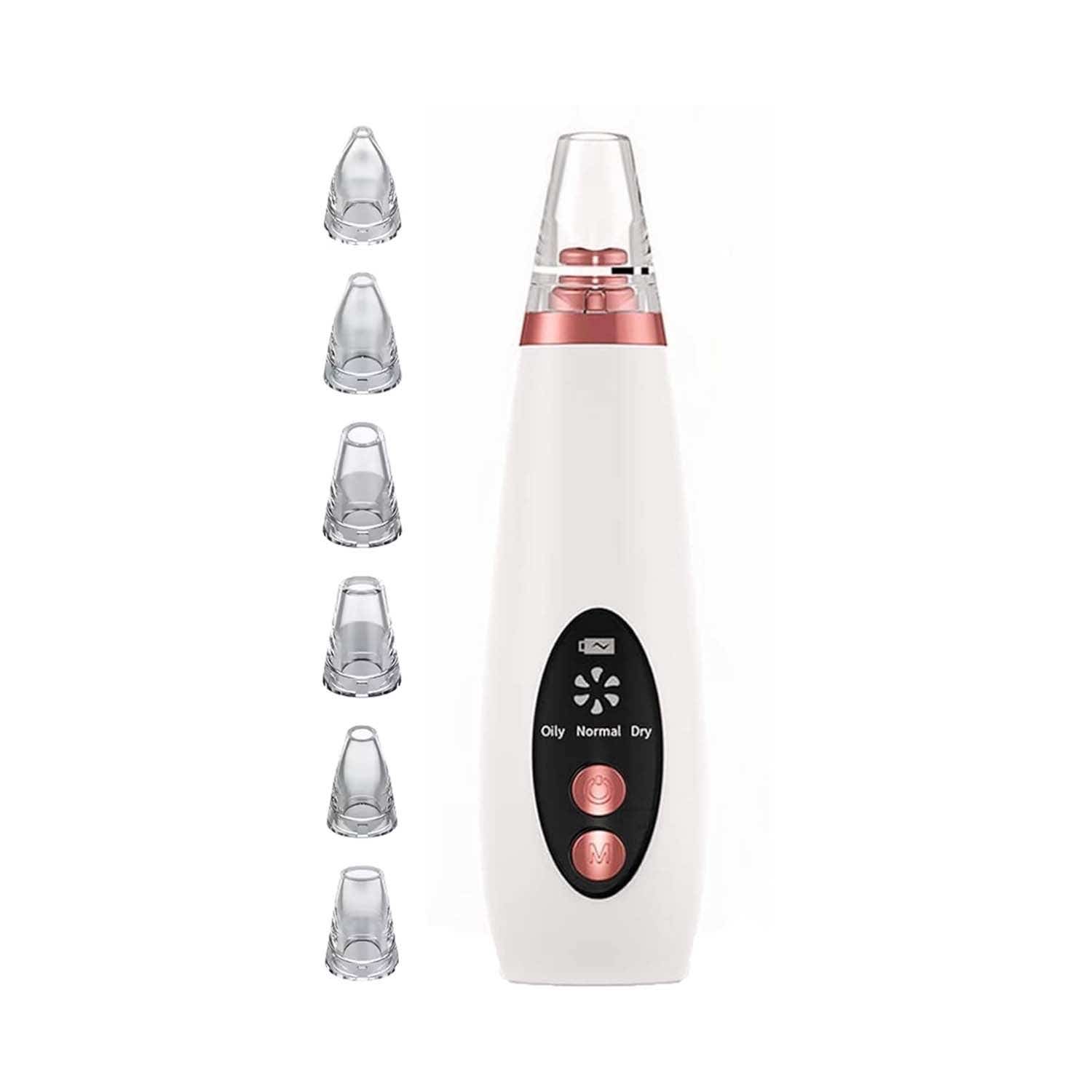 SEMINO | SEMINO Professional Blackhead Remover Dermasuction Machine With 6 Nozzles - White