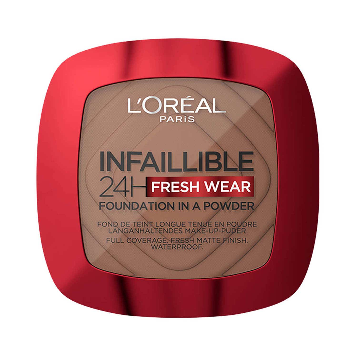 L'Oreal Paris | L'Oreal Paris Infallible 24H Fresh Wear Foundation in a Powder - Deep Amber 375 (9 g)