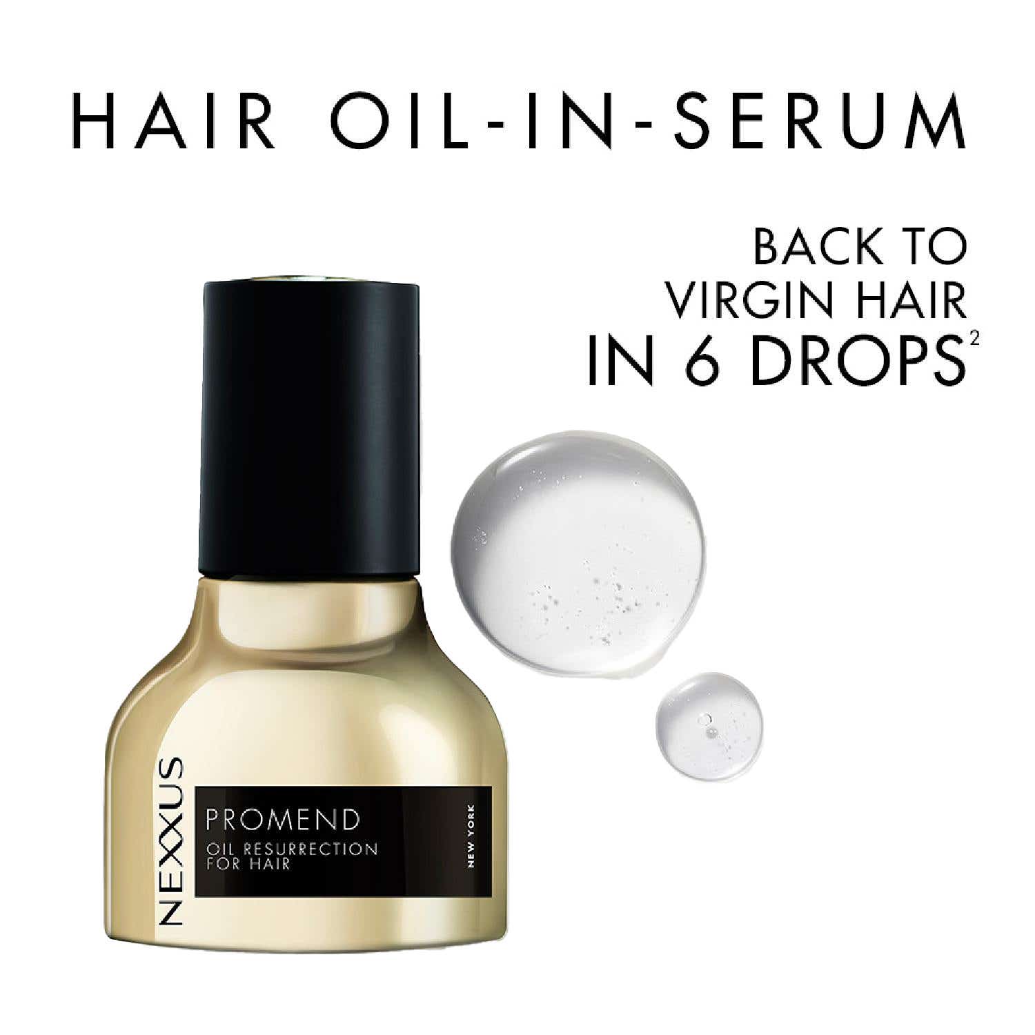 Nexxus Promend oil Resurrection Hair Serum, Bond Repair & Fizz Reduction (30 ml)