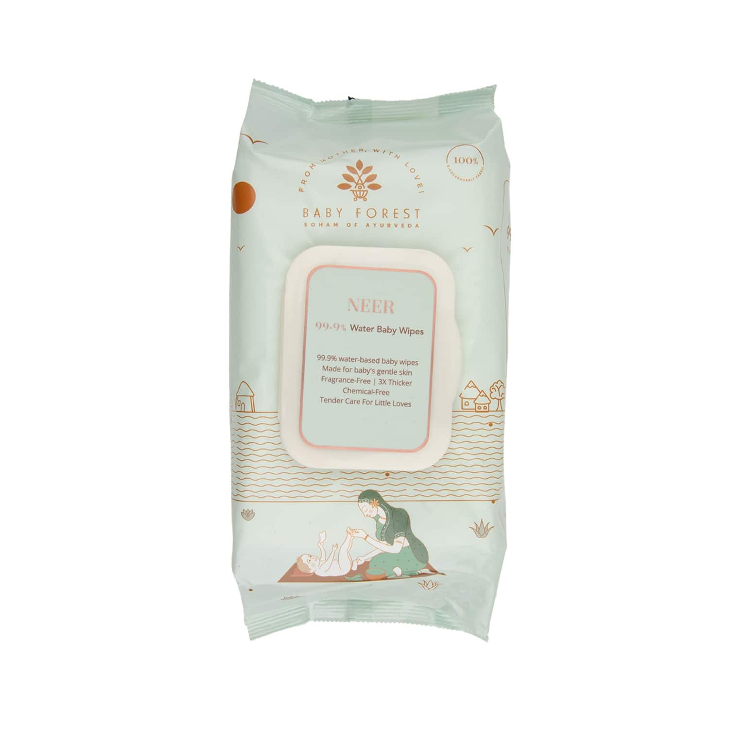 Baby Forest | Baby Forest Neer 99.9% Water Baby Wipes