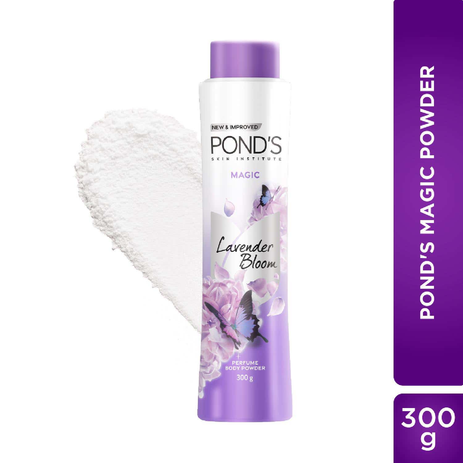 Pond's | Pond's Magic Perfume Powder with Vitamin B3 for Women Lavendar (300 g)