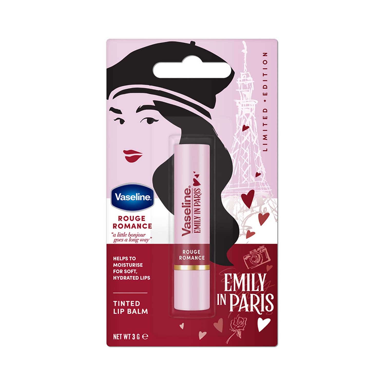 Vaseline | Vaseline Emily in Paris Tinted Lip Balm - Rouge Romance (3 g)