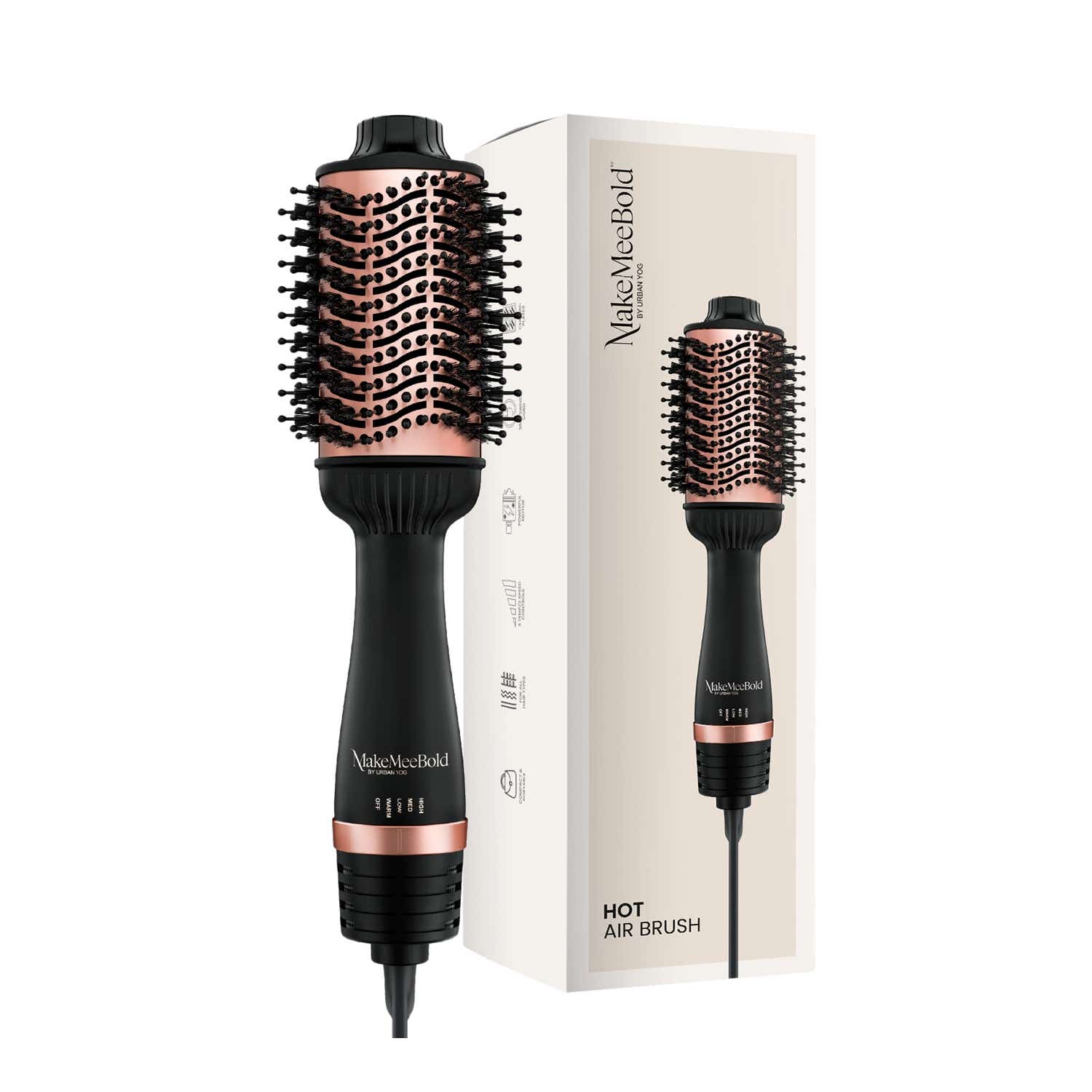 Urban Yog | Urban Yog MakeMeeBold Hot Air Brush 1.0 2-in-1 Hair Dryer & Straightener for Women (1 pc)