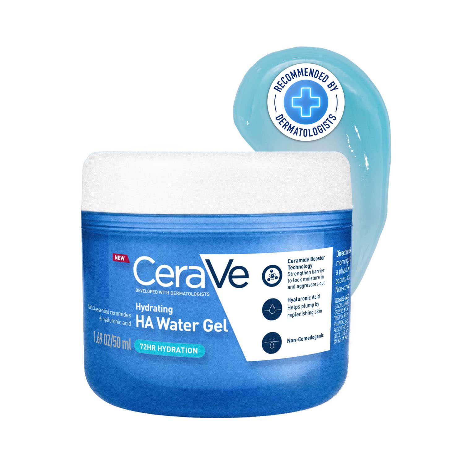 CeraVe | CeraVe HA Water Gel Face Moisturizer With Hyaluronic Acid & Ceramides (50 ml)