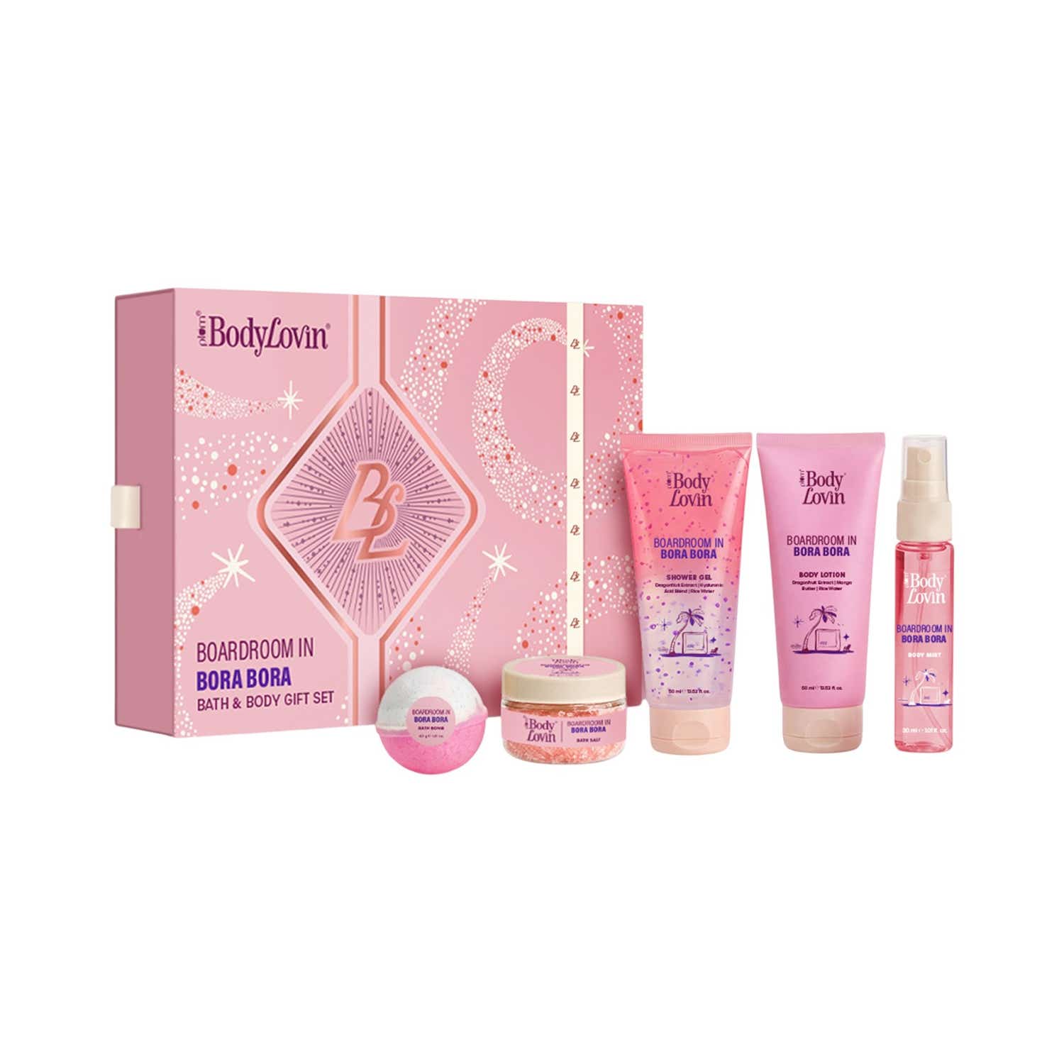 Plum | Plum BodyLovin Boardroom In Bora Bora Bath and Body Gift Set (5 pcs)