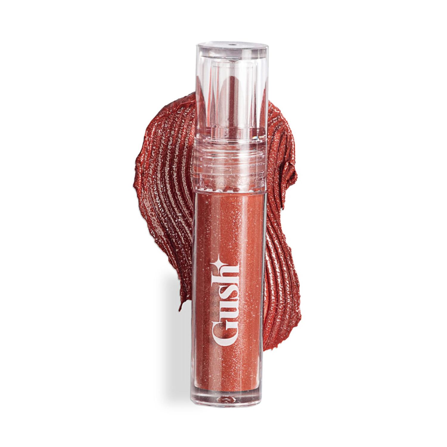 Gush Beauty | Gush Beauty Glaze Lip Oil Gloss High Shine & Hydrating Lip Gloss - Honey Drip (2.8ml)