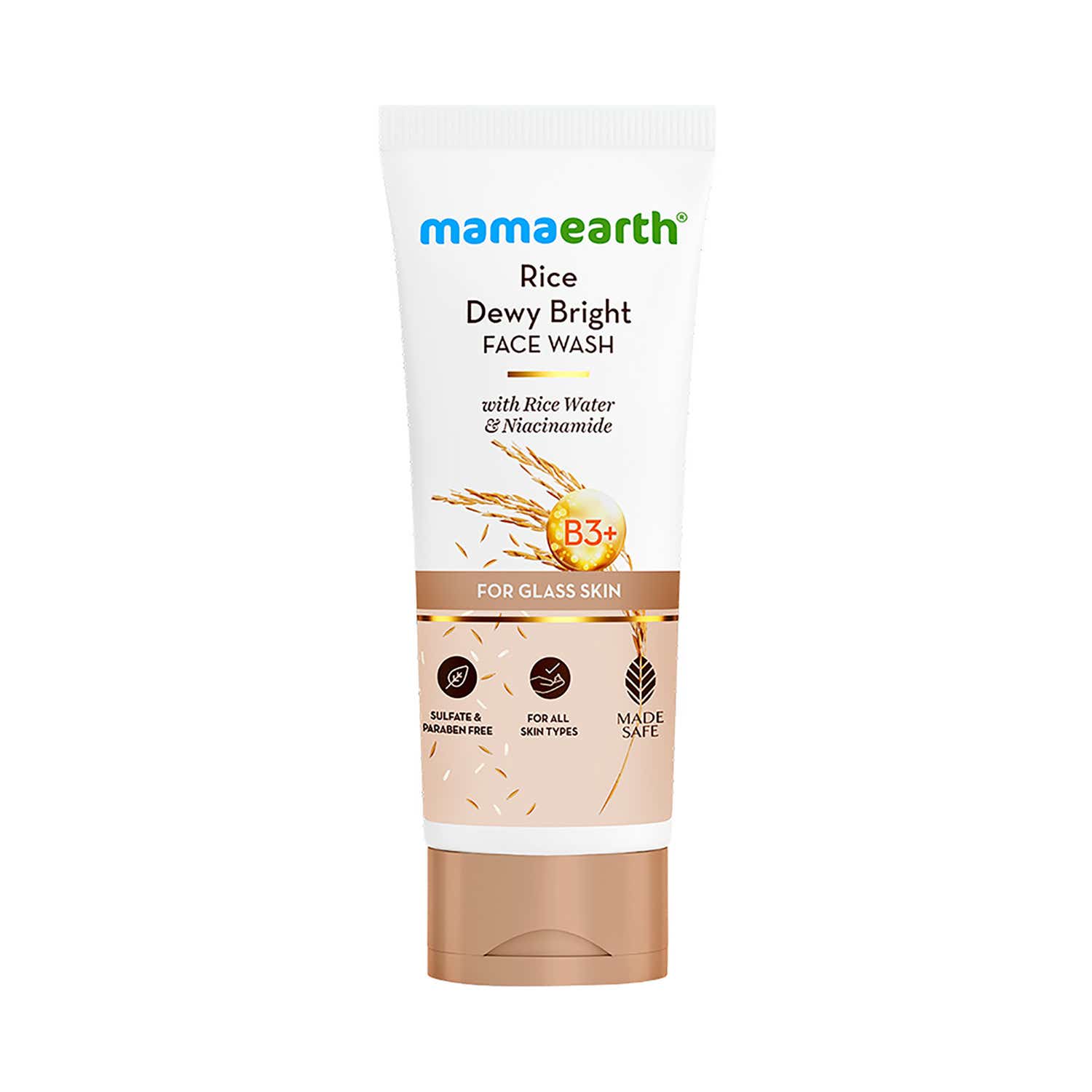 Mamaearth | Mamaearth Rice Dewy Bright Face Wash with Rice Water & Niacinamide (200 ml)