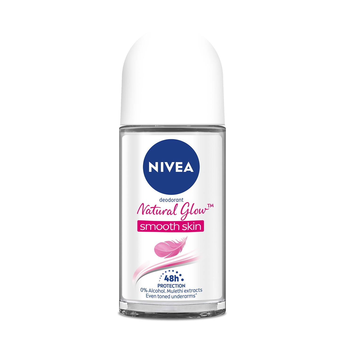 Nivea | Nivea Deo Natural Glow Smooth Skin Roll on Whitening (50ml)
